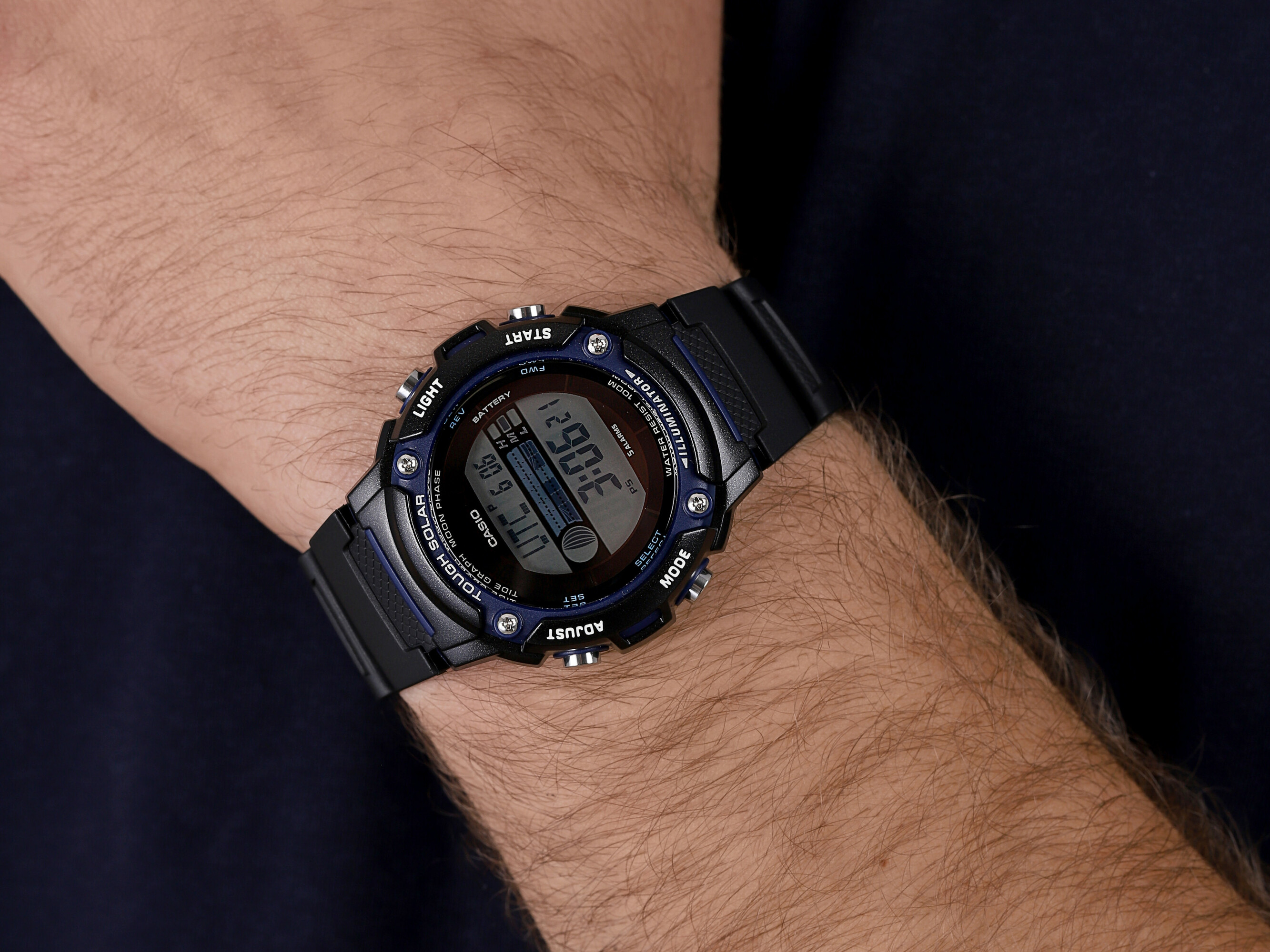 Casio W-S210H-1AVEF zegarek męski Klasyczne