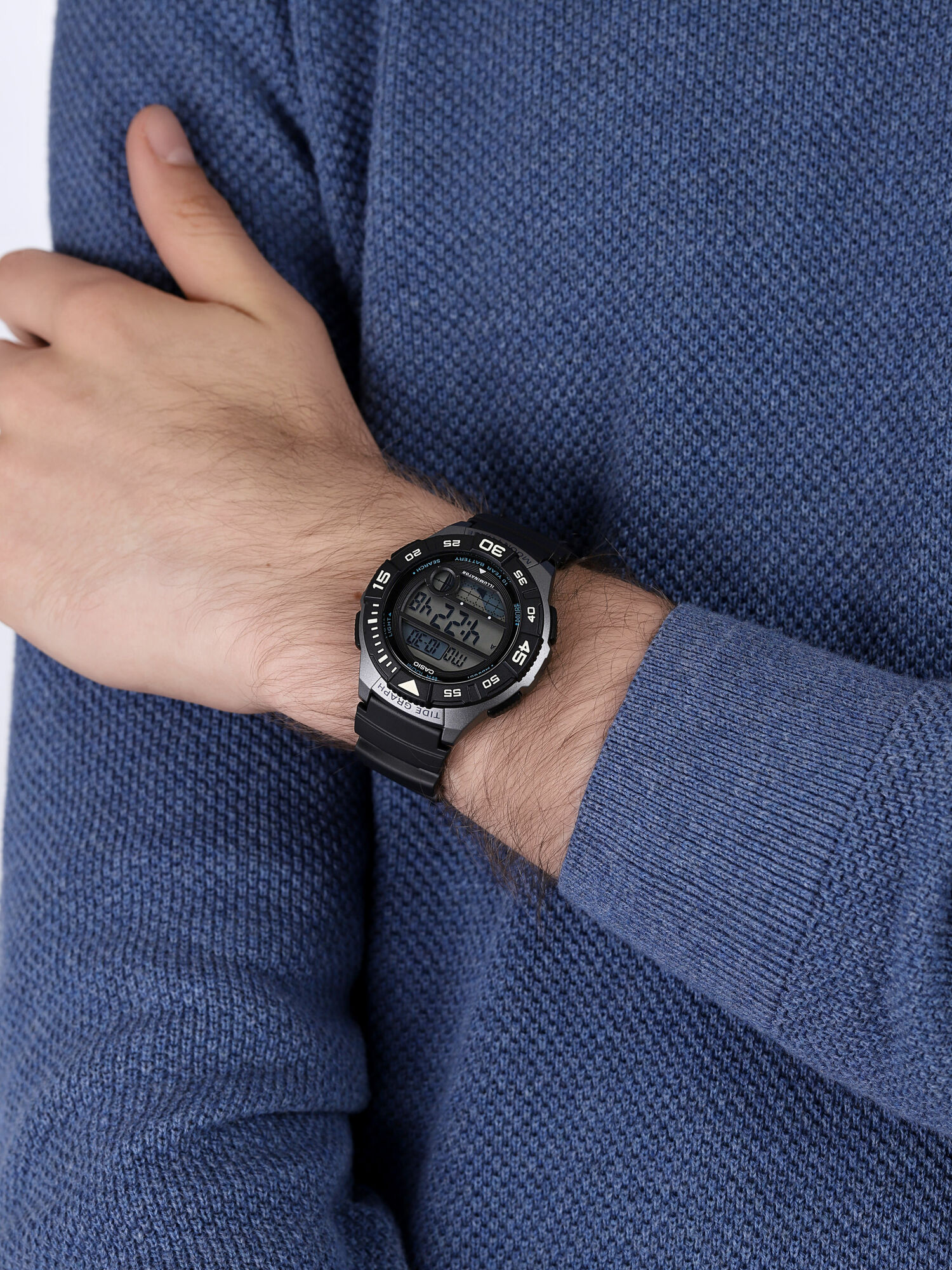 Casio WS-1100H-1AVEF męski zegarek Klasyczne pasek - miniatura 2