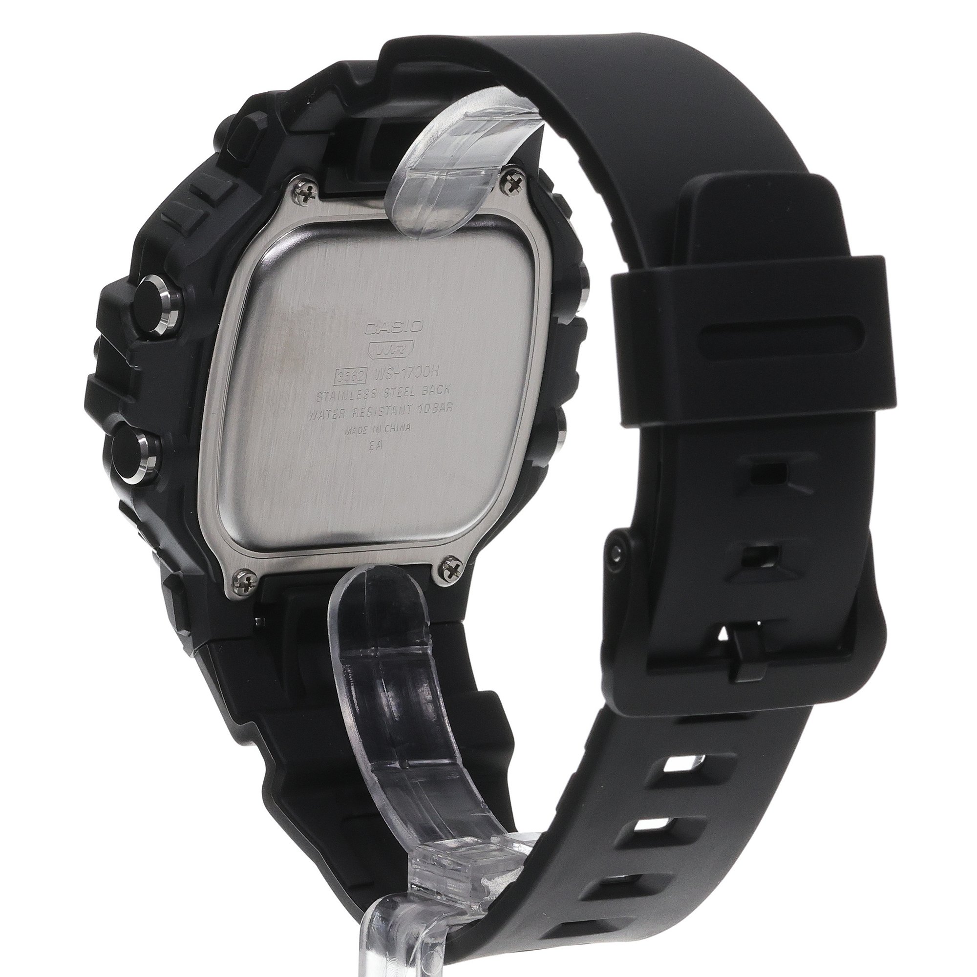 Casio WS-1700H-1AVEF zegarek czarny sportowy Sportowe pasek