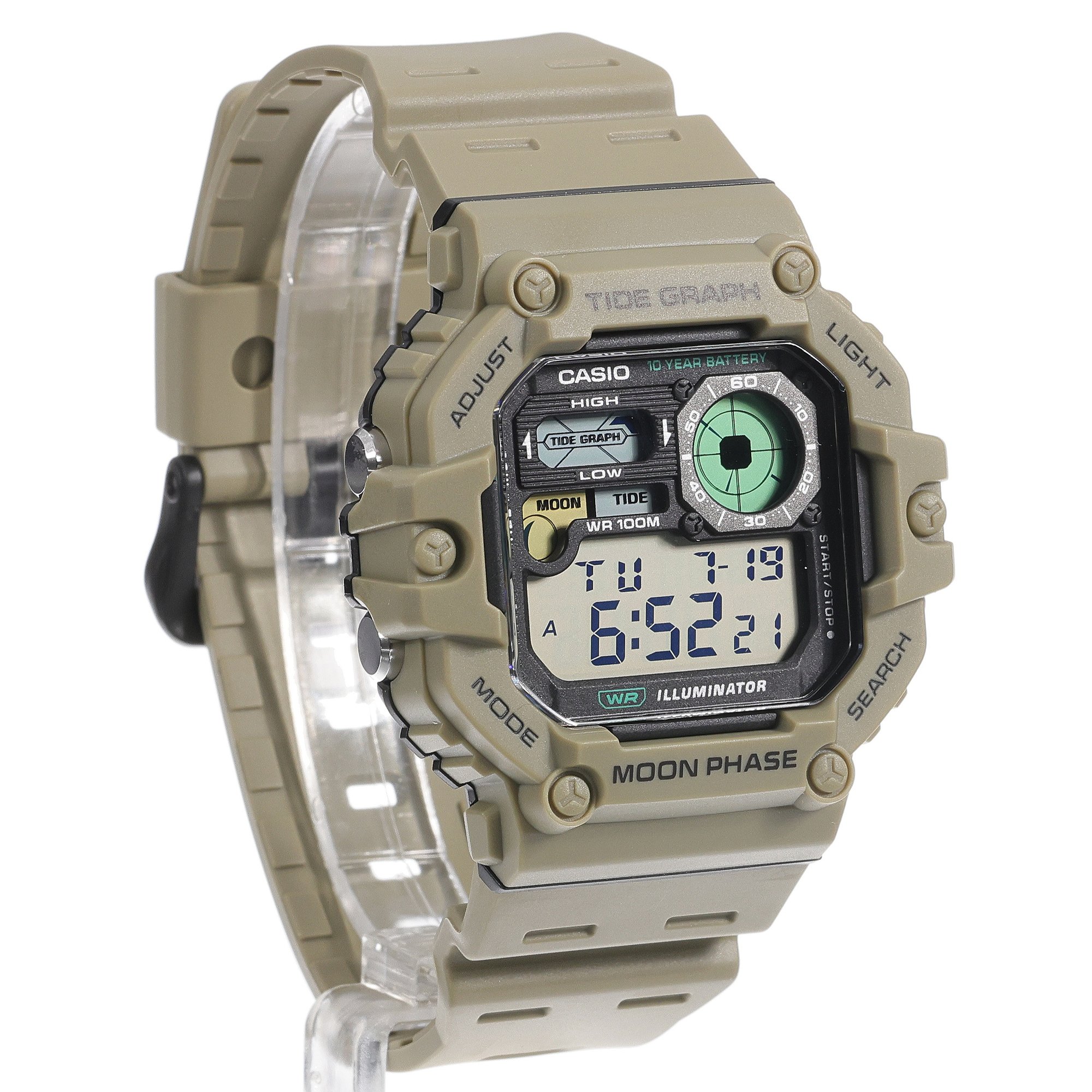 Casio WS-1700H-5AVEF męski zegarek Sportowe pasek - miniatura 3