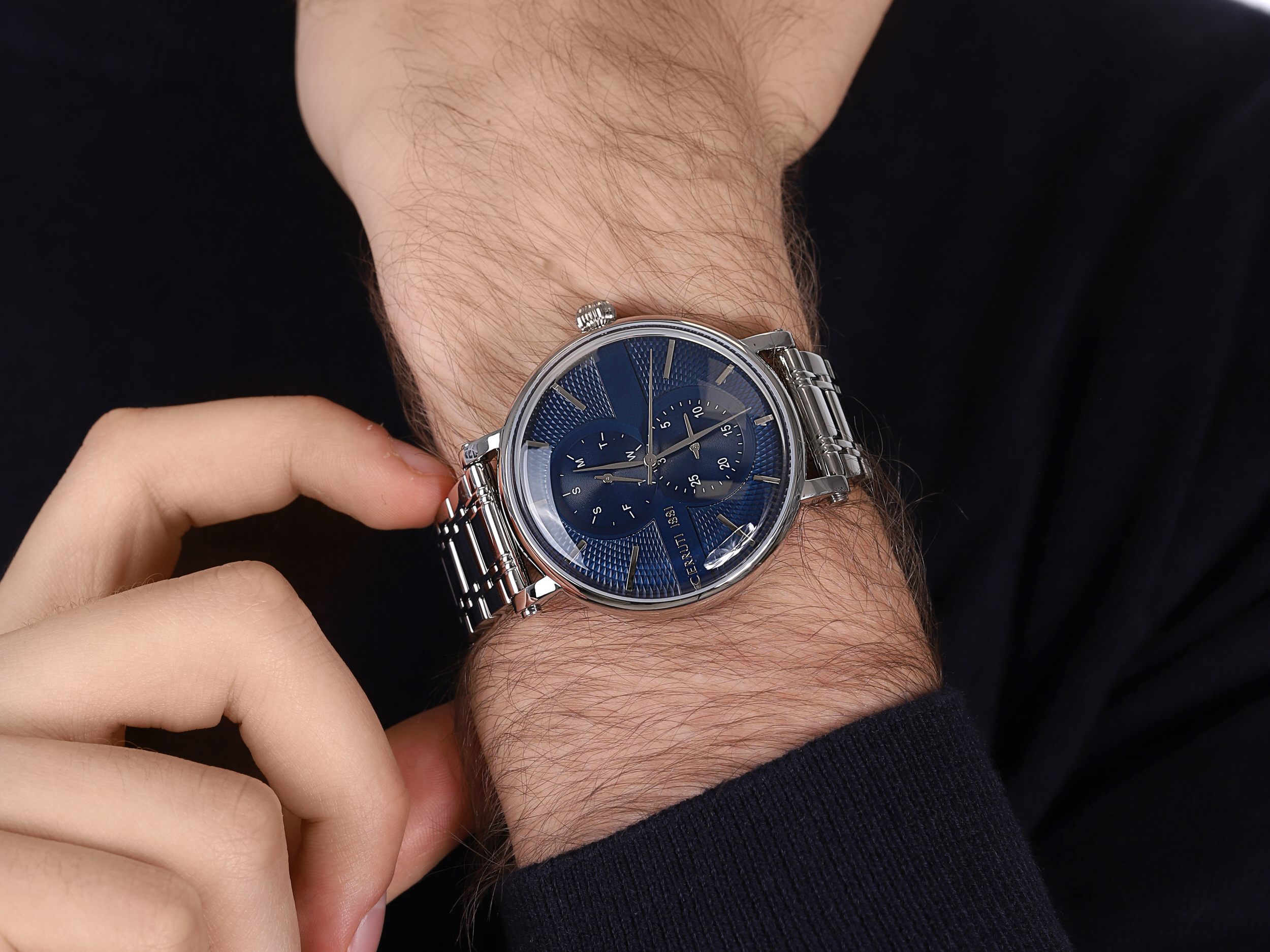 Cerruti 1881 CRA26006 męski zegarek Scorrano bransoleta - miniatura 4