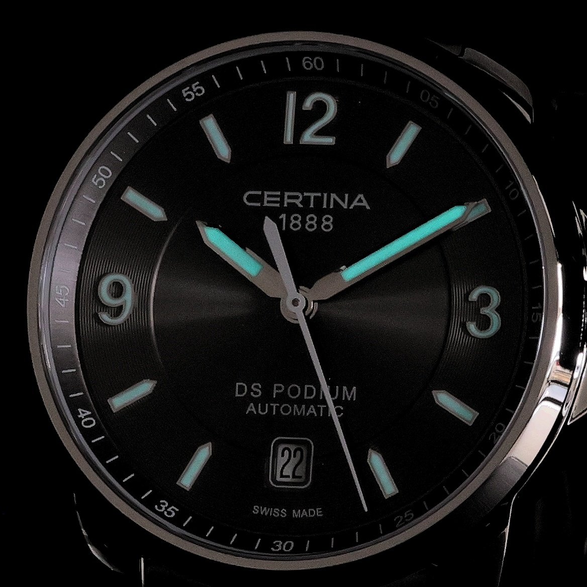 Certina C0014071108700 zegarek srebrny klasyczny DS Podium bransoleta - miniatura 5