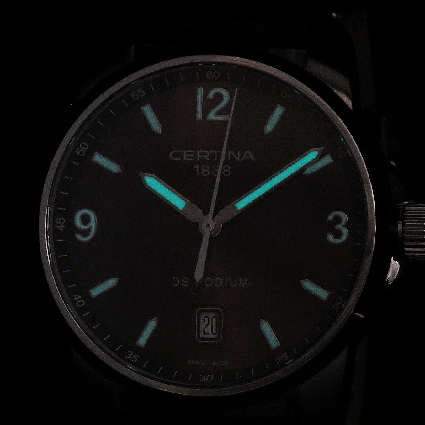 Certina C0014101629700 zegarek srebrny klasyczny DS Podium pasek - miniatura 5
