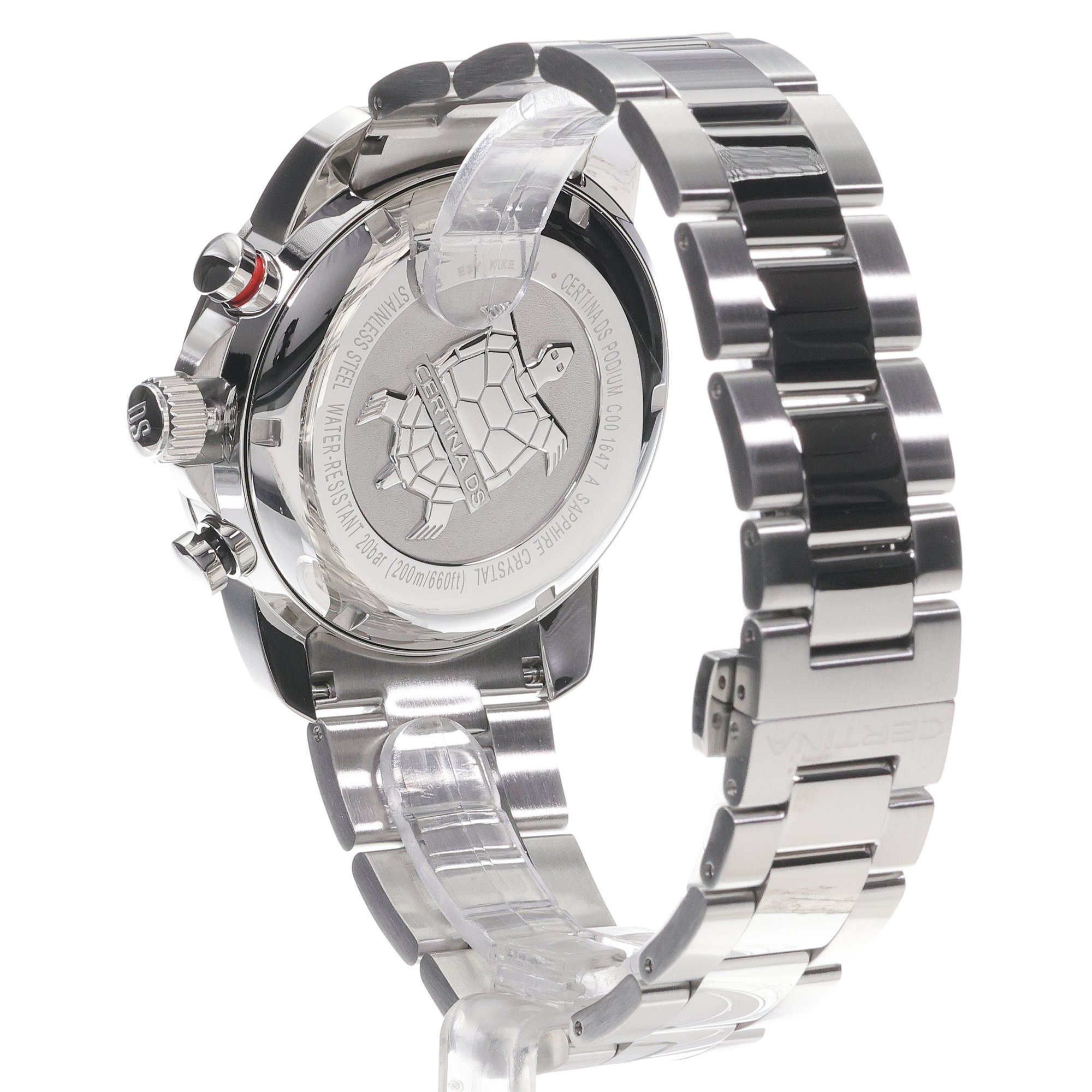 Certina C0016471104700 DS Podium Chronograph 1-100 sec 44mm zegarek sportowy DS Podium
