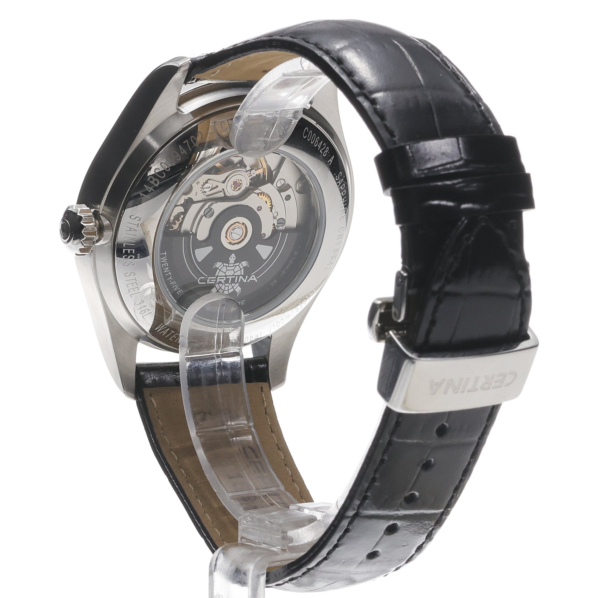 Certina C0064281605100 DS-1 Small Second 41mm zegarek klasyczny DS-1 - miniatura 4
