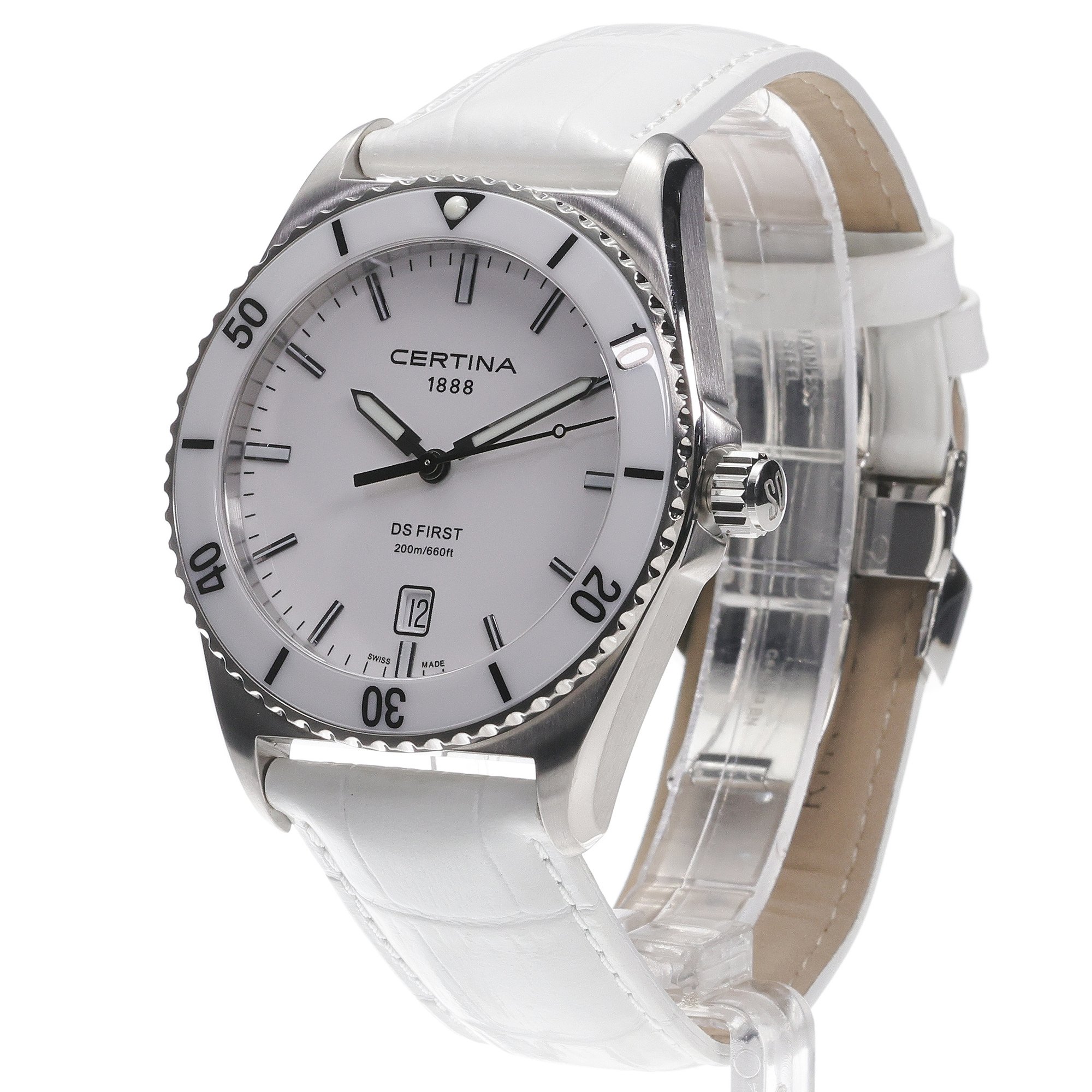 Certina C0144101601100 DS First Ceramic zegarek klasyczny DS First - miniatura 2