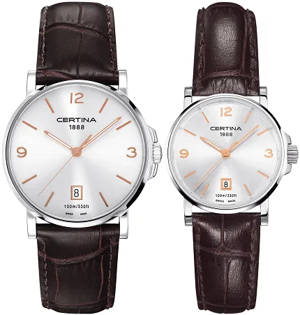 Certina C0172101603701 + C0174101603701 DS Caimano DS Caimano Couple Set - zdjęcie 1