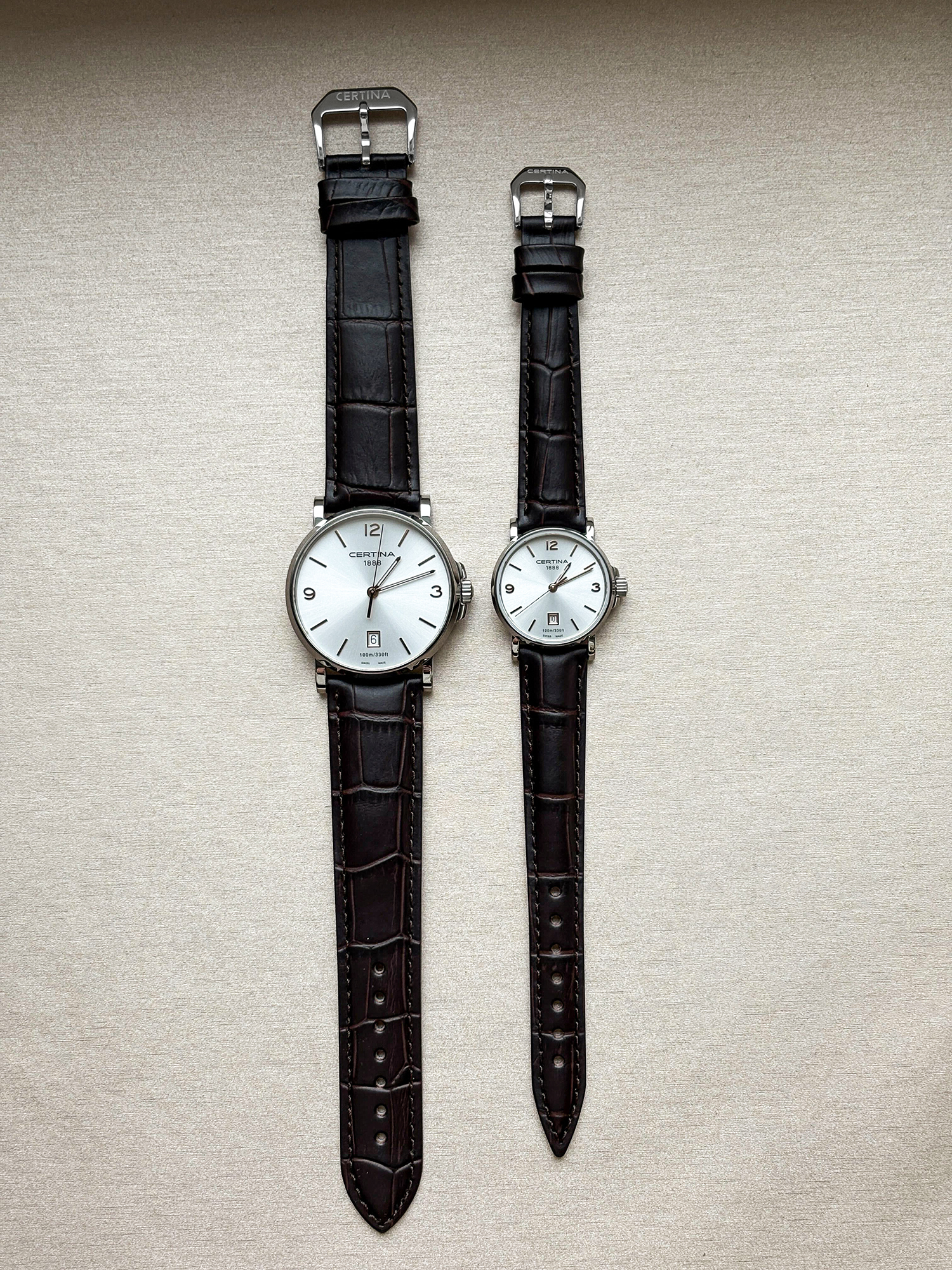 Certina C0172101603701 + C0174101603701 zegarek DS Caimano - miniatura 6
