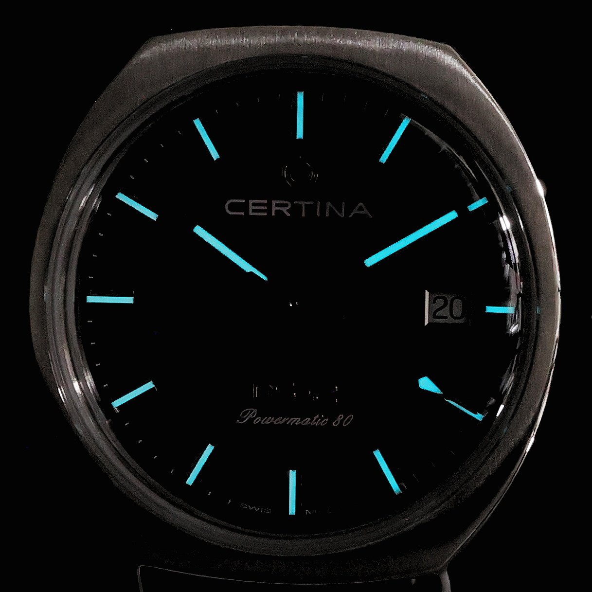 Certina C0244071742100 DS-2 Powermatic 80 40mm DS-2 klasyczny zegarek srebrny