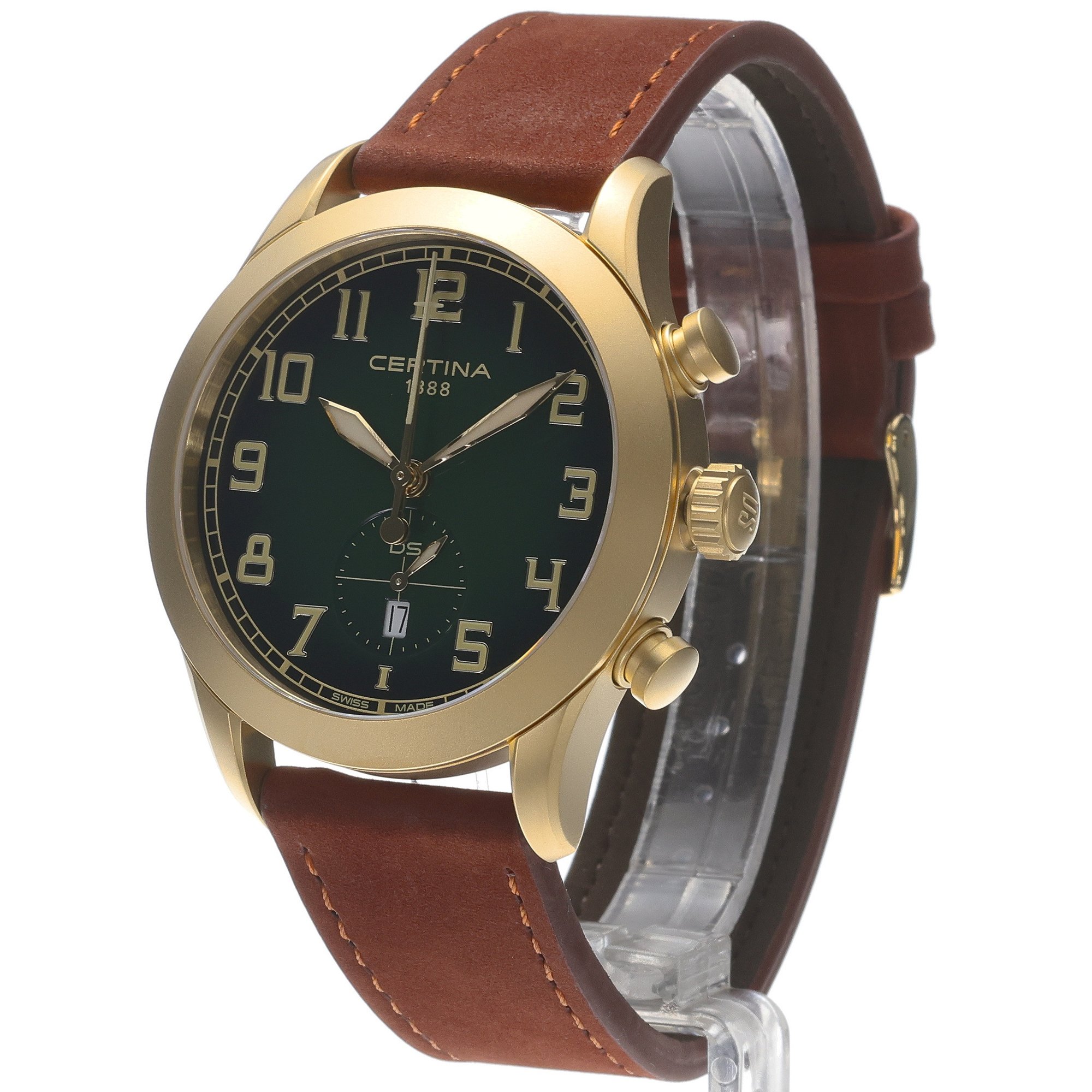 Certina C0246173609200 zegarek męski klasyczny DS Pilot pasek - miniatura 2