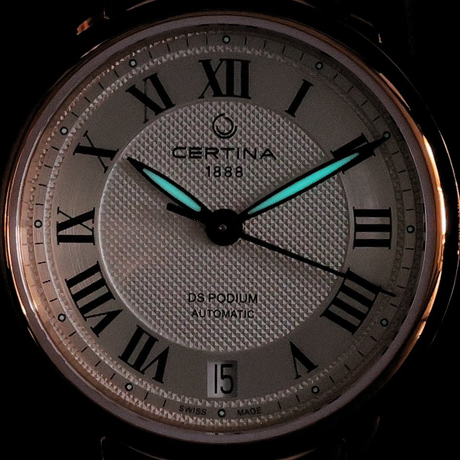 Certina C0252073603800 zegarek różowe złoto klasyczny DS Podium pasek - miniatura 5