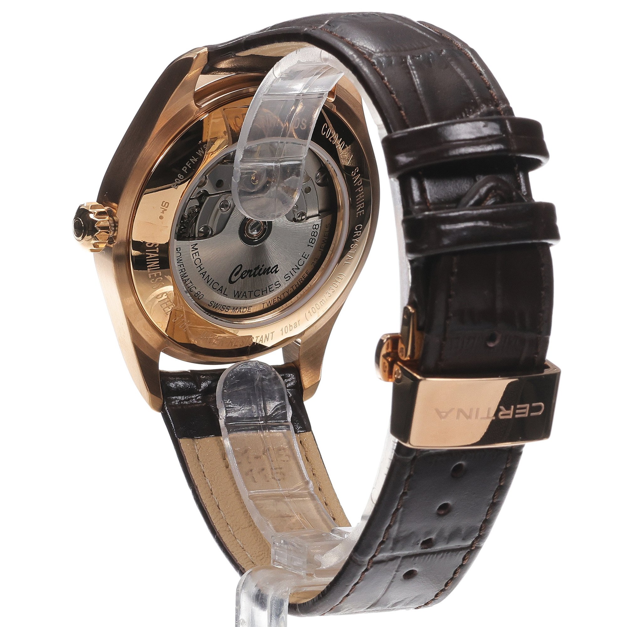 Certina C0294073608100 męski zegarek DS-1 pasek