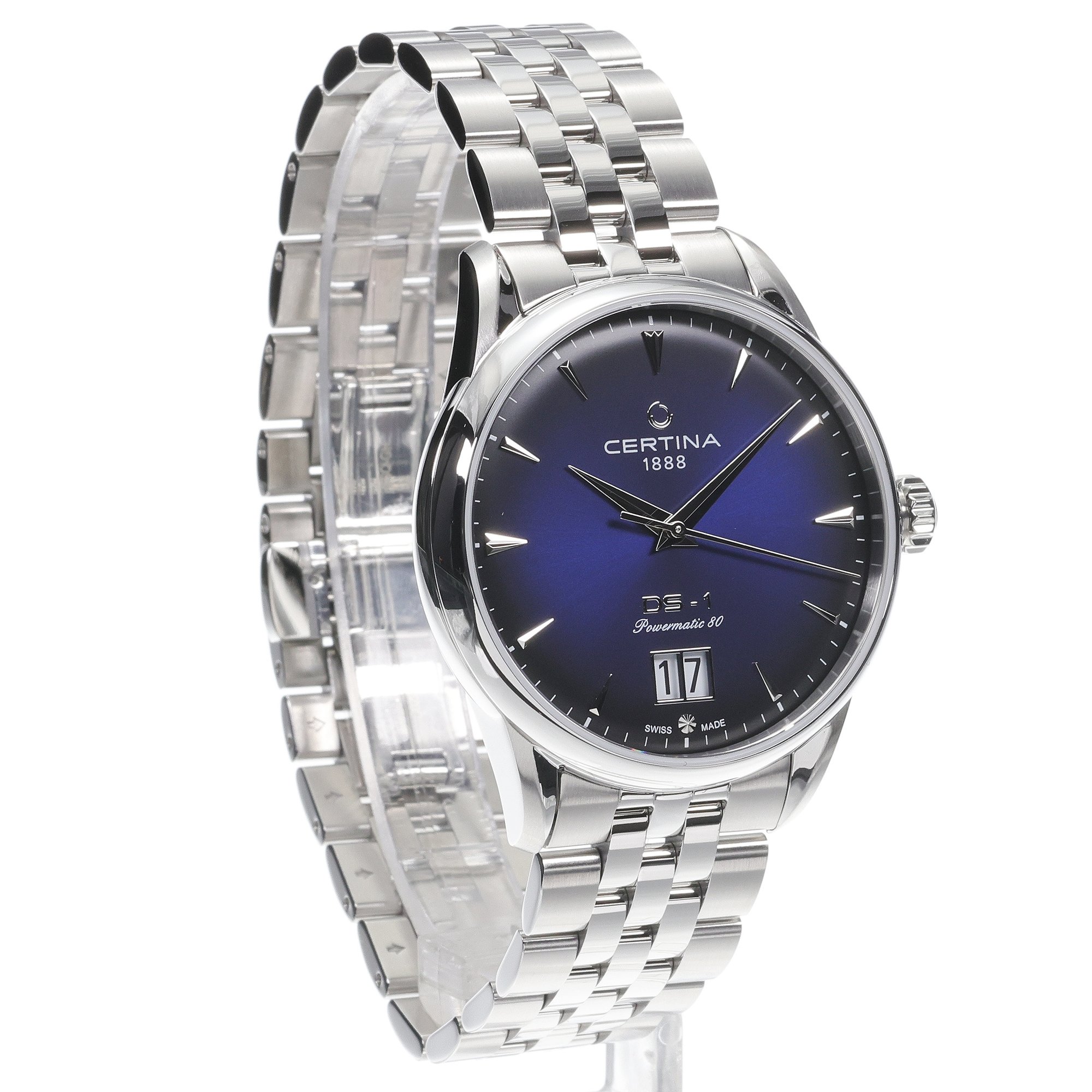 Certina C0294261104100 DS-1 DS-1 Big Date Powermatic 80 41mm bransoleta