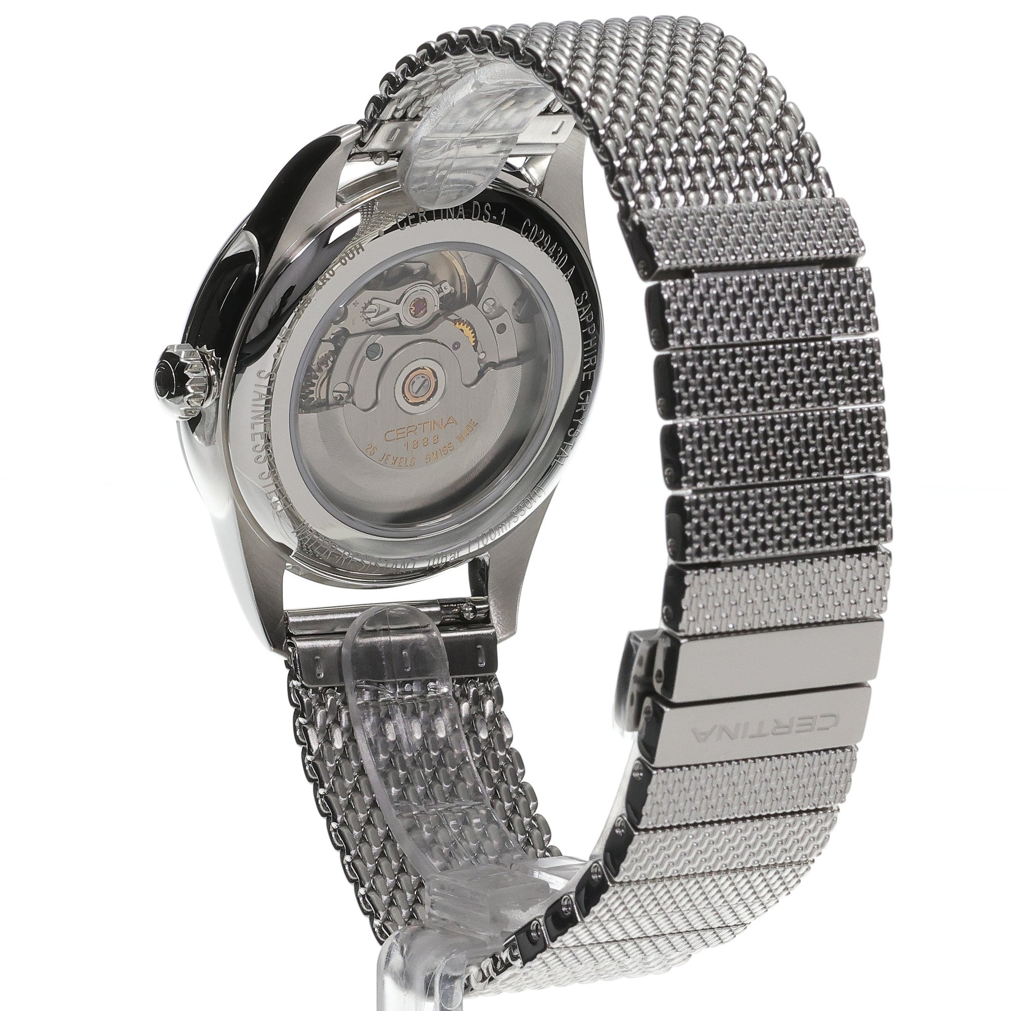 Certina C0294301105100 zegarek męski klasyczny DS-1 bransoleta