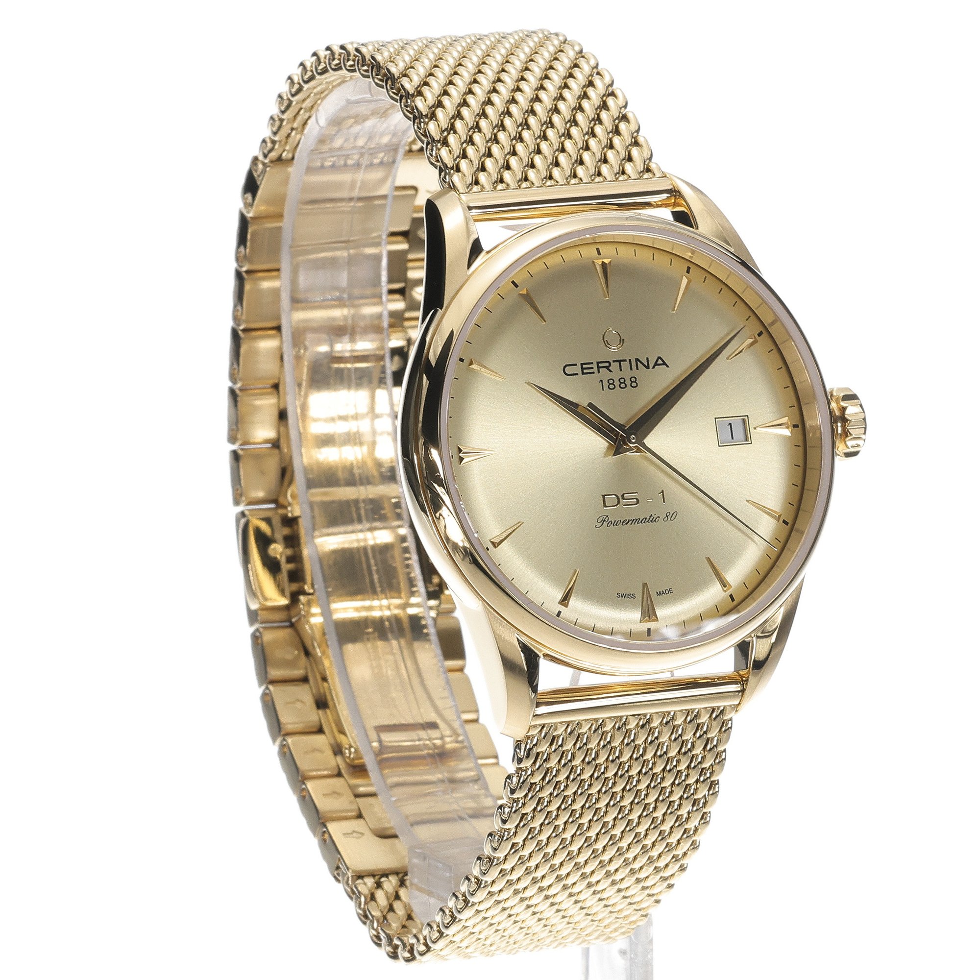 Certina C0298073336100 zegarek męski elegancki DS-1 bransoleta - miniatura 3