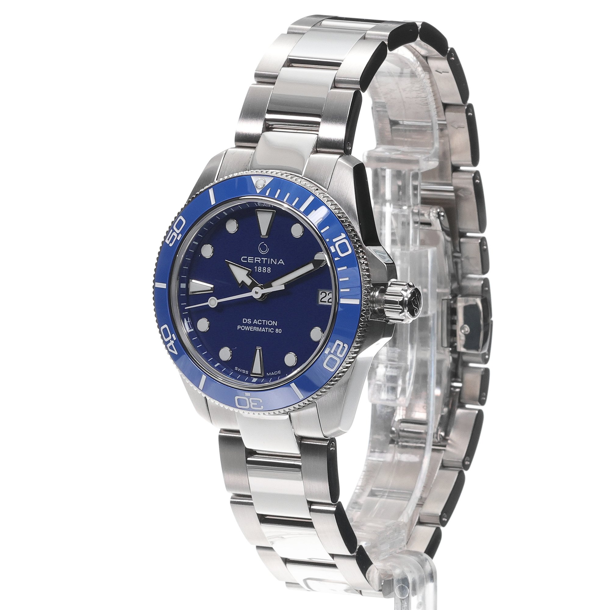 Certina C0320071104100 zegarek damski elegancki DS Action bransoleta