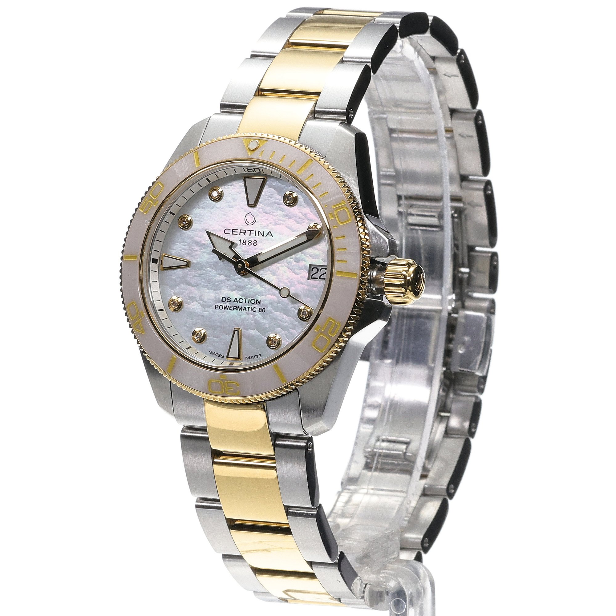 Certina C0320072211600 zegarek damski elegancki DS Action bransoleta - miniatura 2