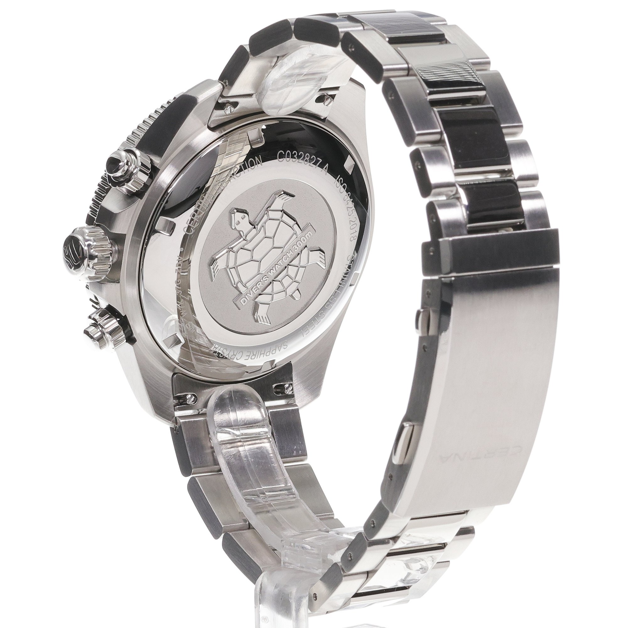 Certina C0328271105100 DS Action Diver Chrono DS Action sportowy zegarek srebrny - miniatura 4