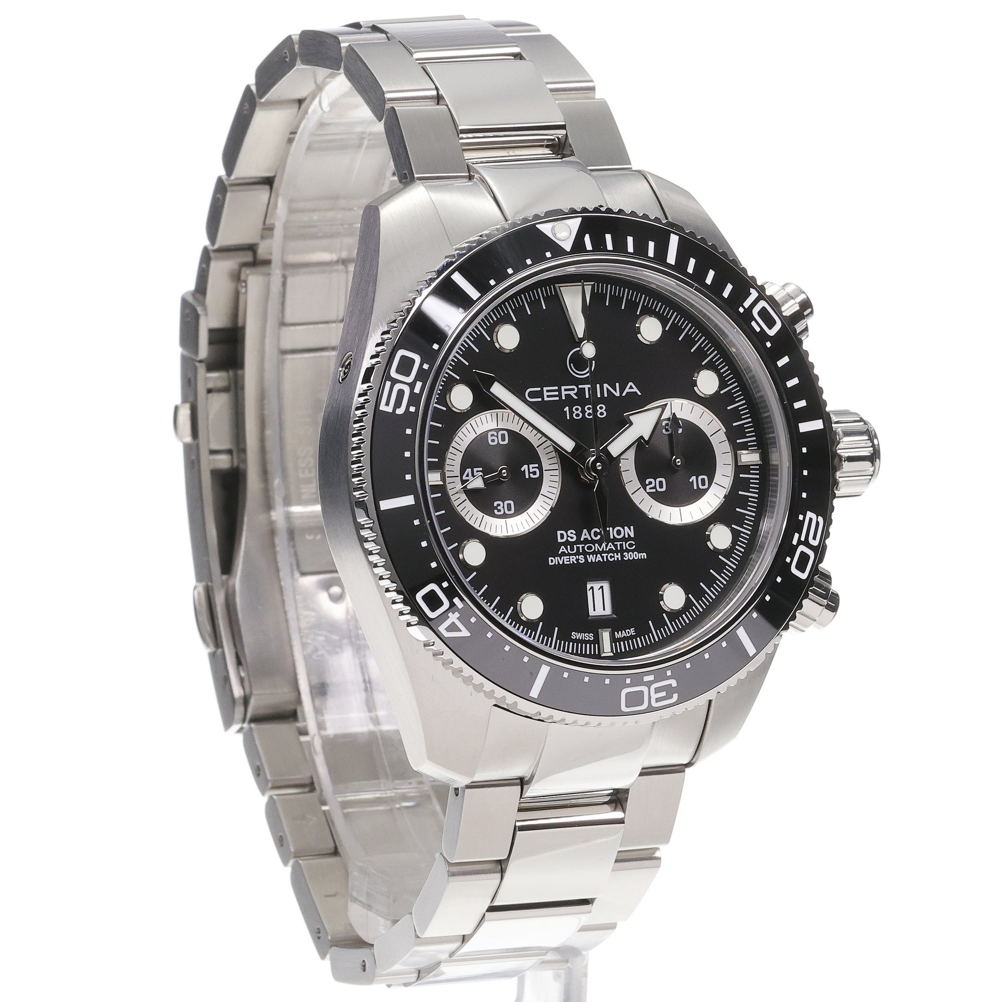 Certina C0328271105100 DS Action DS Action Diver Chrono zegarek męski sportowy szafirowe - miniatura 3