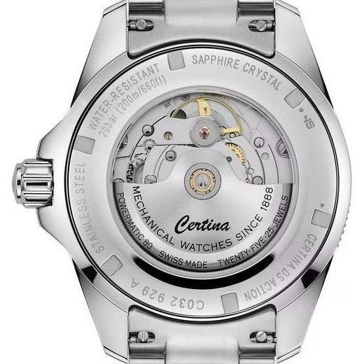 Certina C0329291104101 zegarek srebrny klasyczny DS Action bransoleta - miniatura 5