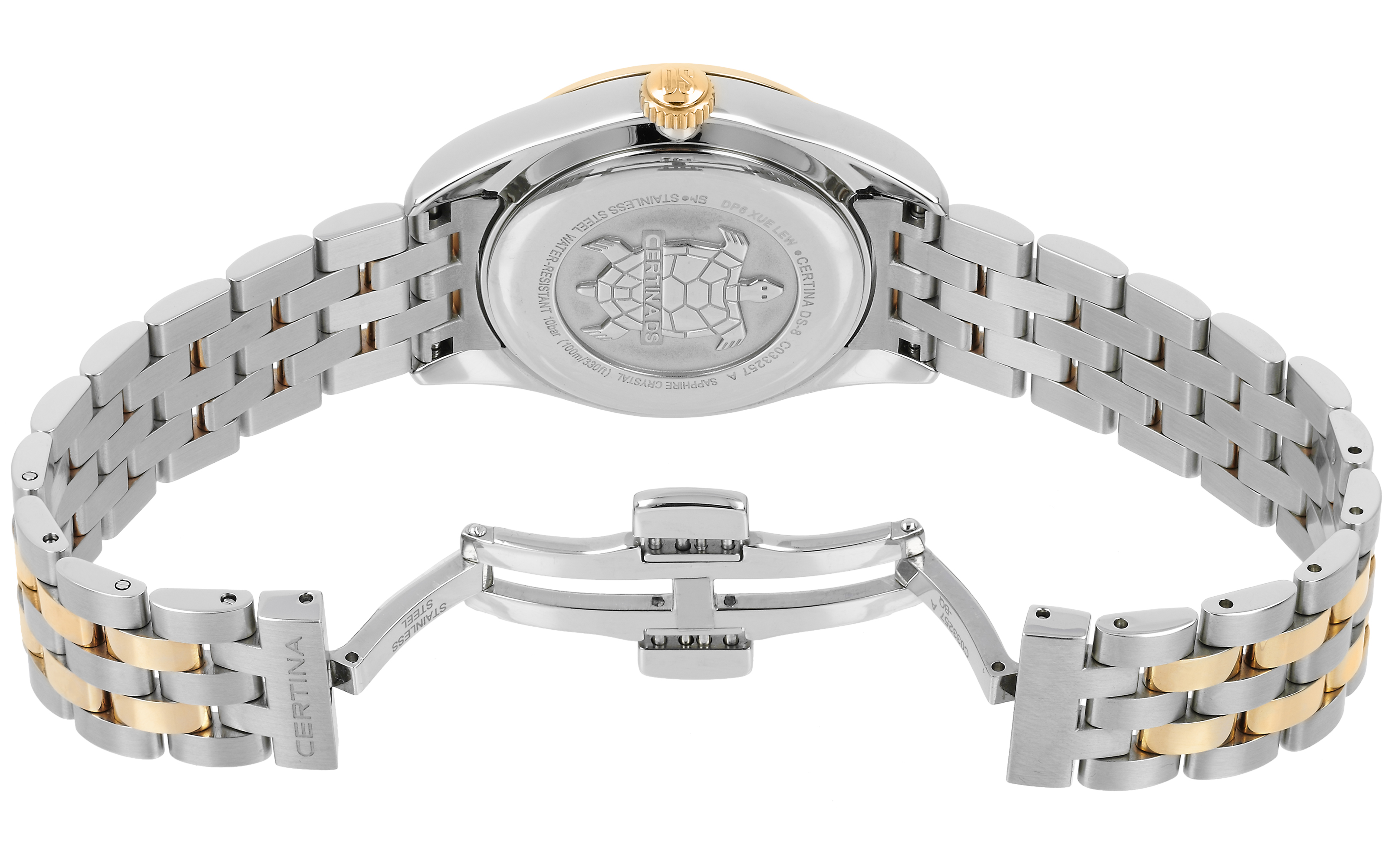 Certina C033.257.22.088.00 damski zegarek DS-8 bransoleta