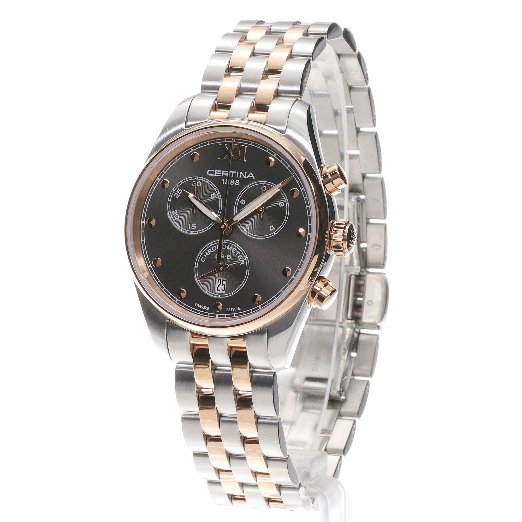 Certina C0332342208800 zegarek damski DS-8 srebrny