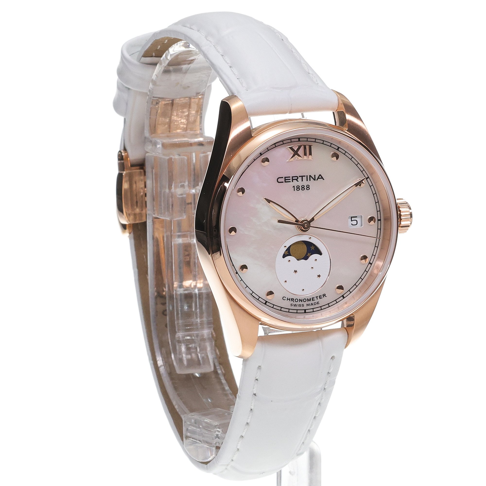 Certina C0332573611800 zegarek damski klasyczny DS-8 pasek - miniatura 3
