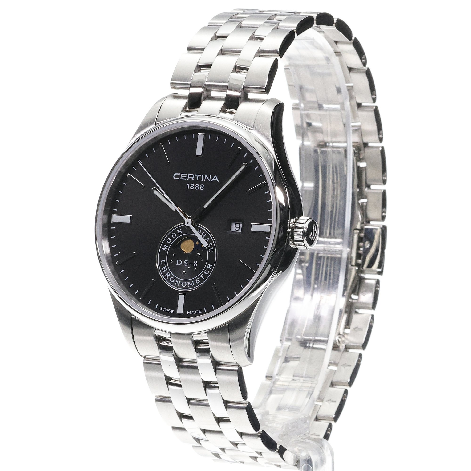 Certina C0334571105100 zegarek męski DS-8 srebrny
