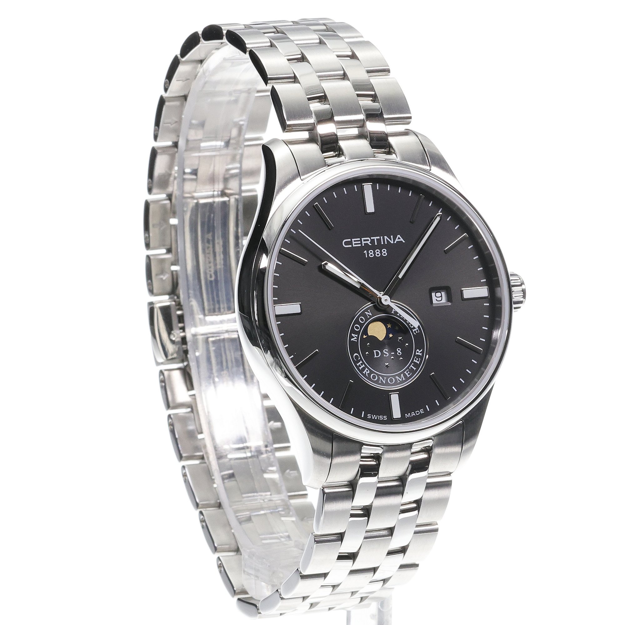 Certina C0334571105100 zegarek męski klasyczny DS-8 bransoleta