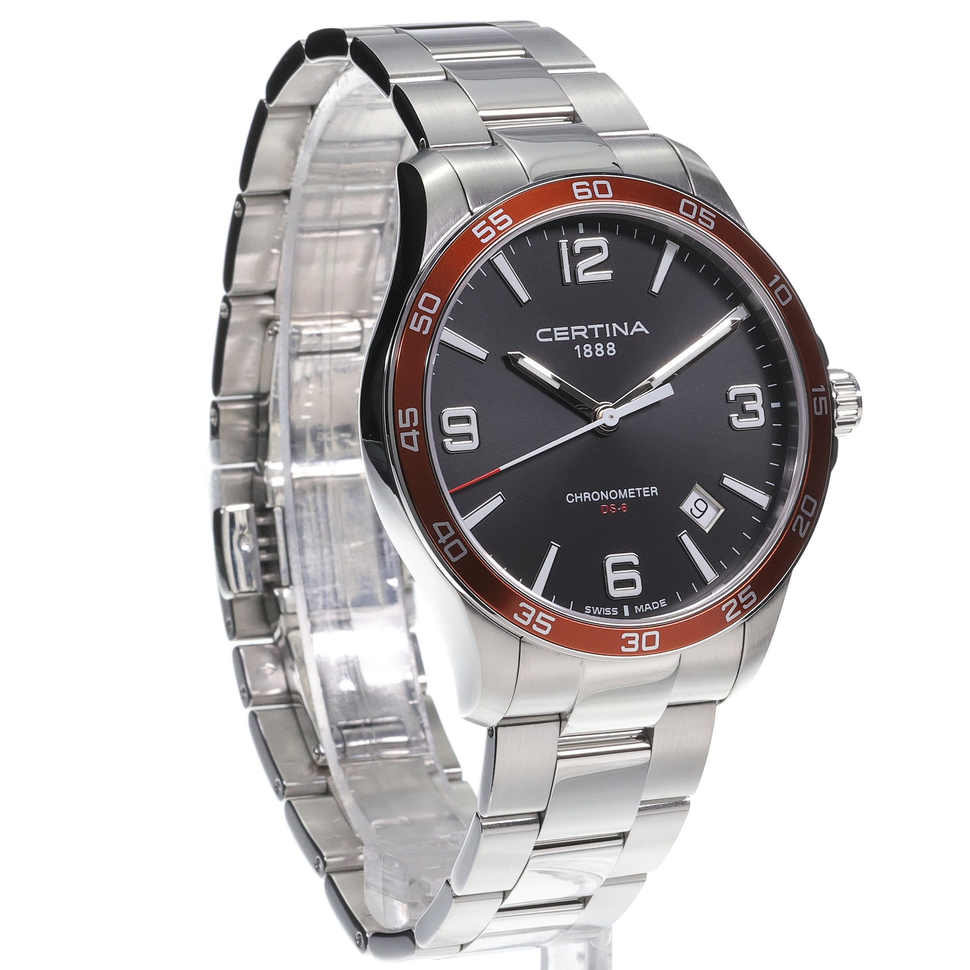 Certina C0338511105701 DS-8 Chronometer Gent 42mm zegarek klasyczny DS-8 - miniatura 3
