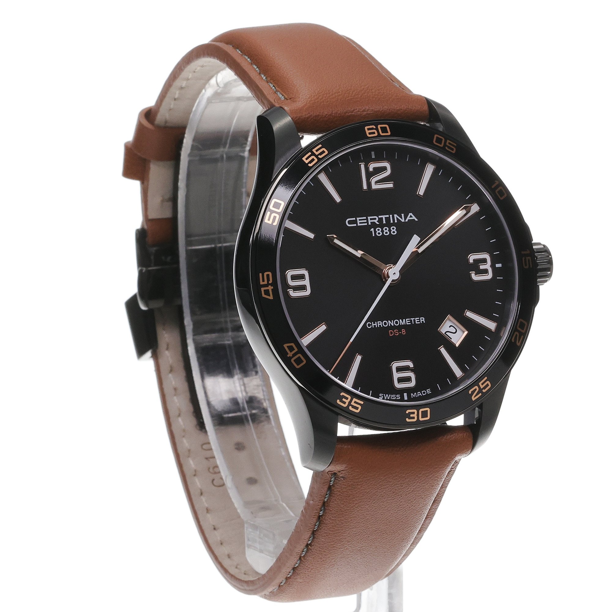 Certina C0338513605700 DS-8 Chronometer 42mm zegarek klasyczny DS-8