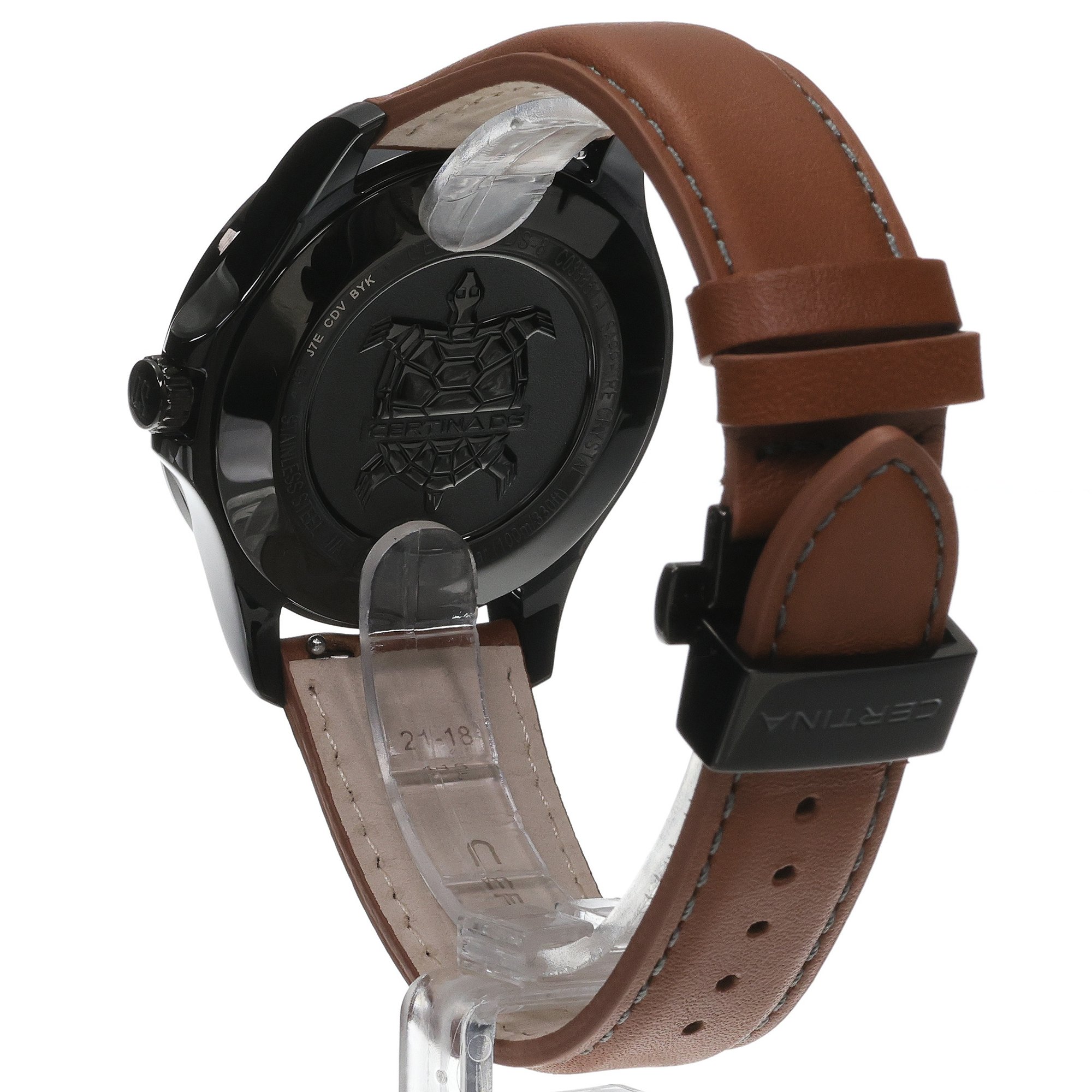 Certina C0338513605700 zegarek czarny klasyczny DS-8 pasek