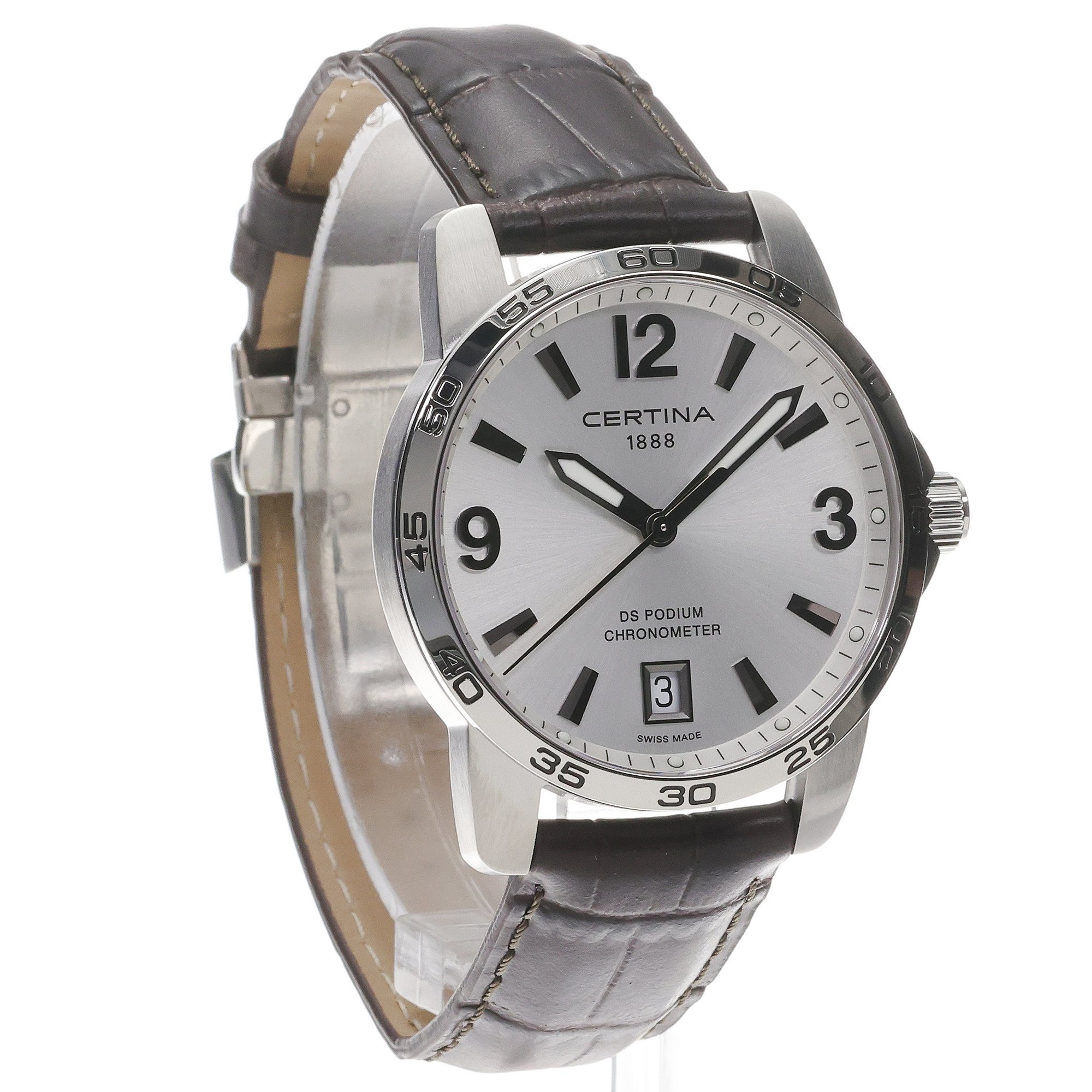 Certina C0344511603700 DS Podium 40mm zegarek klasyczny DS Podium