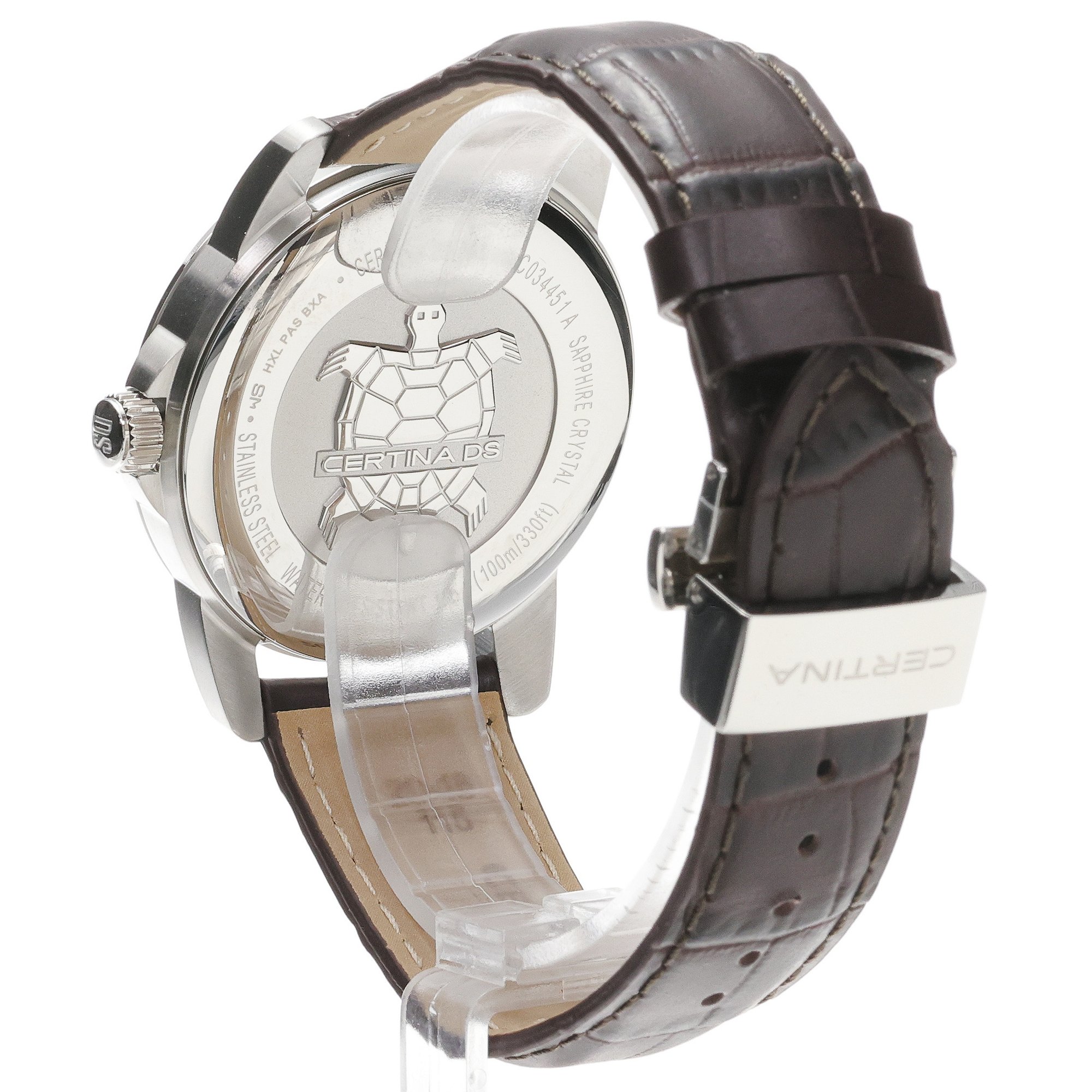 Certina C0344511603700 zegarek srebrny klasyczny DS Podium pasek