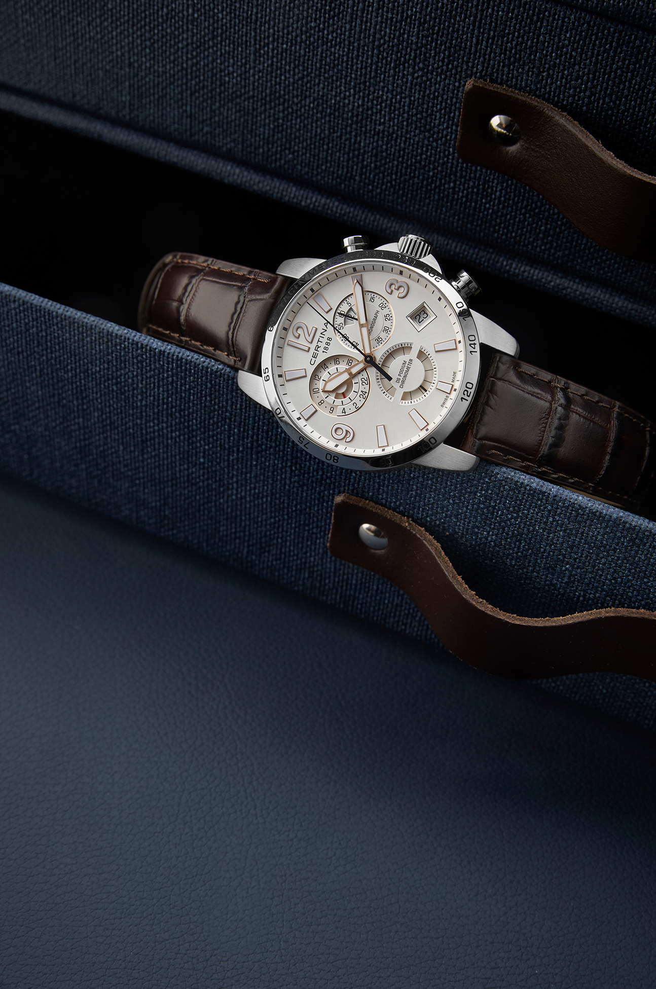 Certina C0346541603701 DS Podium Chrono zegarek klasyczny DS Podium - miniatura 4
