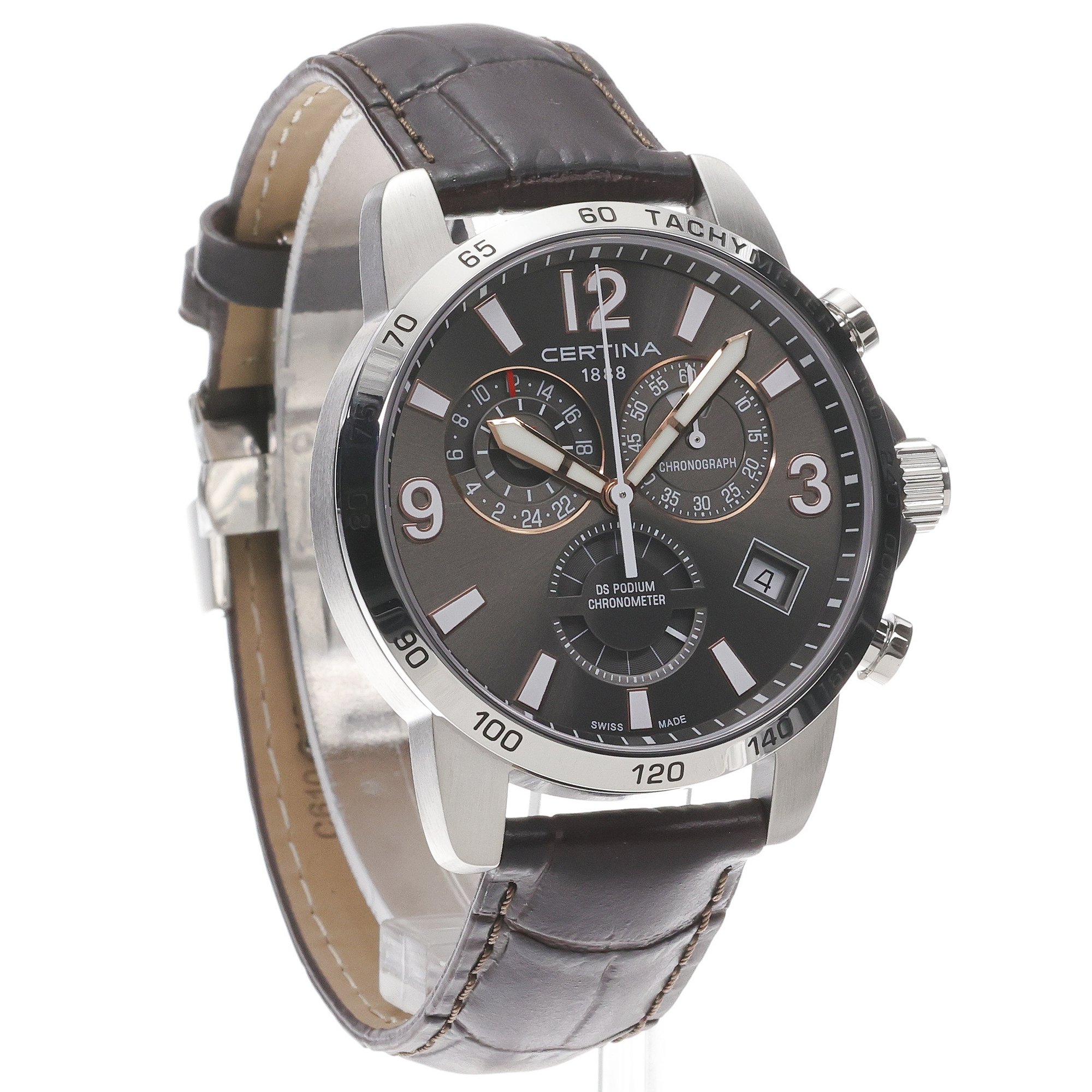 Certina C0346541608701 DS Podium Chrono zegarek klasyczny DS Podium - miniatura 3