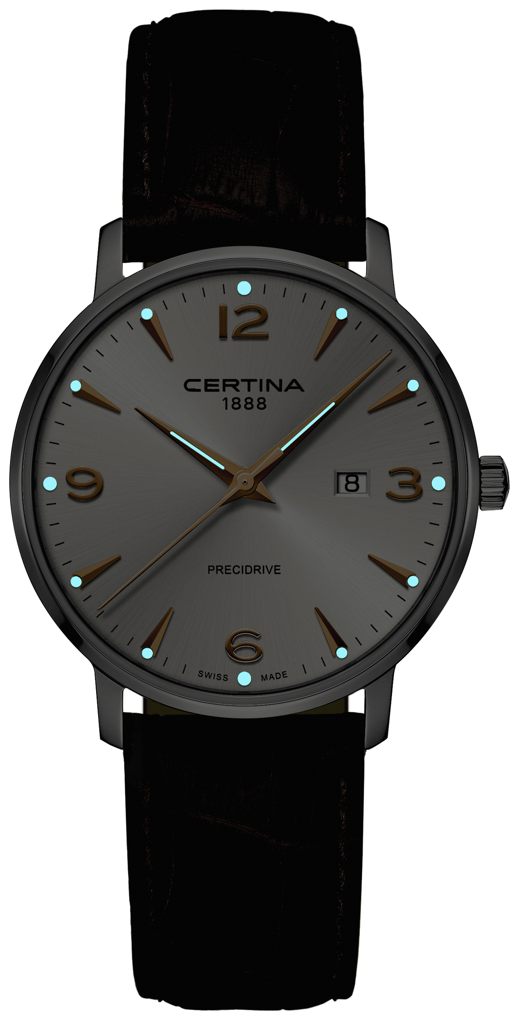 Certina C035.410.16.037.01 DS Caimano zegarek klasyczny DS Caimano - miniatura 6