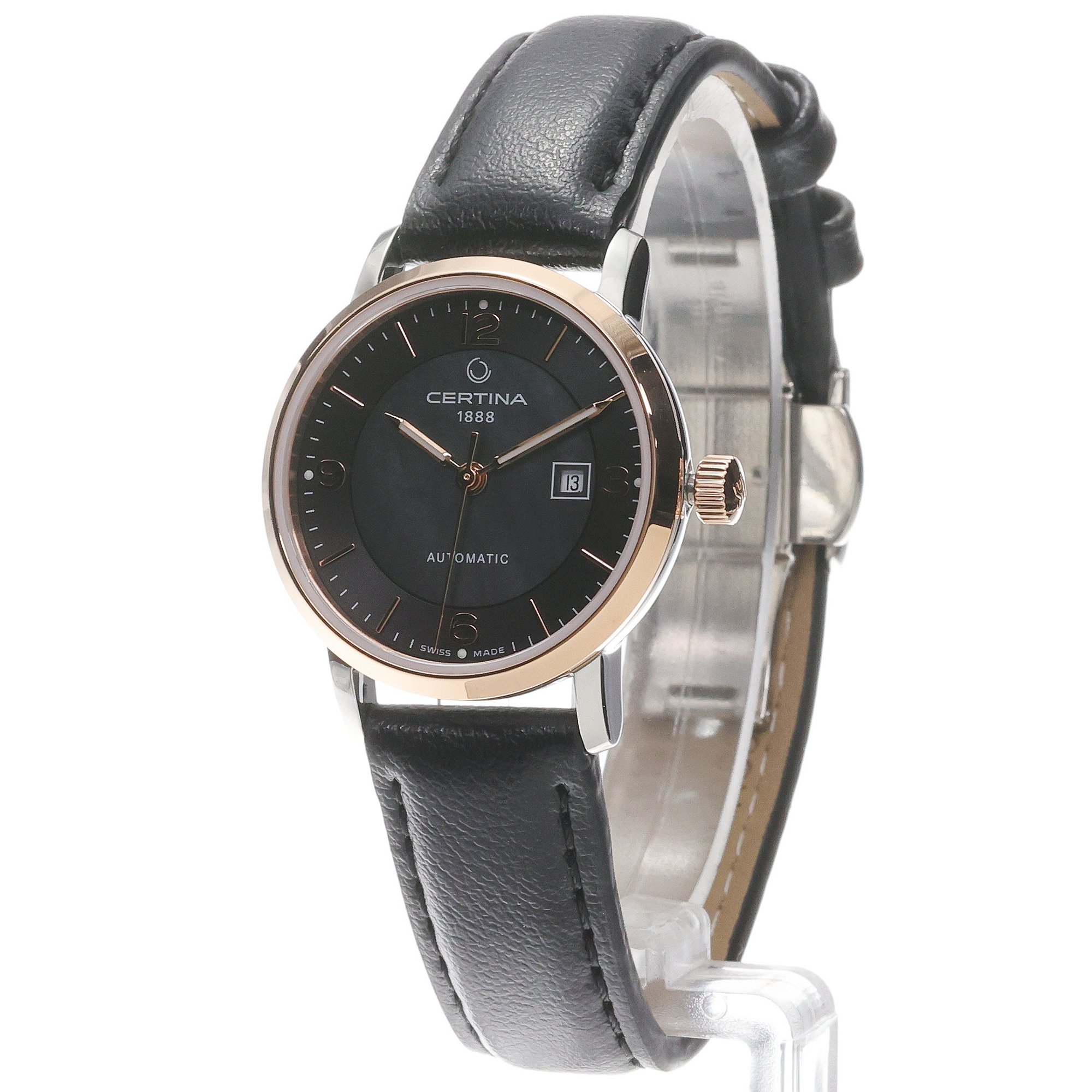 Certina C0350072712700 zegarek srebrny klasyczny DS Caimano pasek