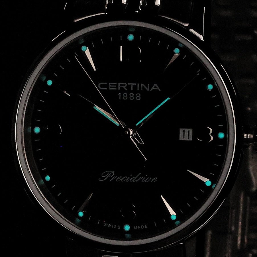 Certina C0352101105700 zegarek srebrny klasyczny DS Caimano bransoleta - miniatura 5