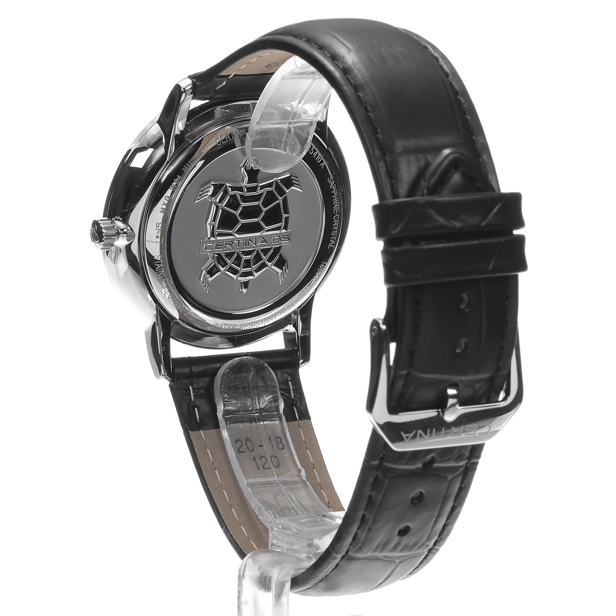 Certina C0354101605700 DS Caimano 39mm zegarek klasyczny DS Caimano