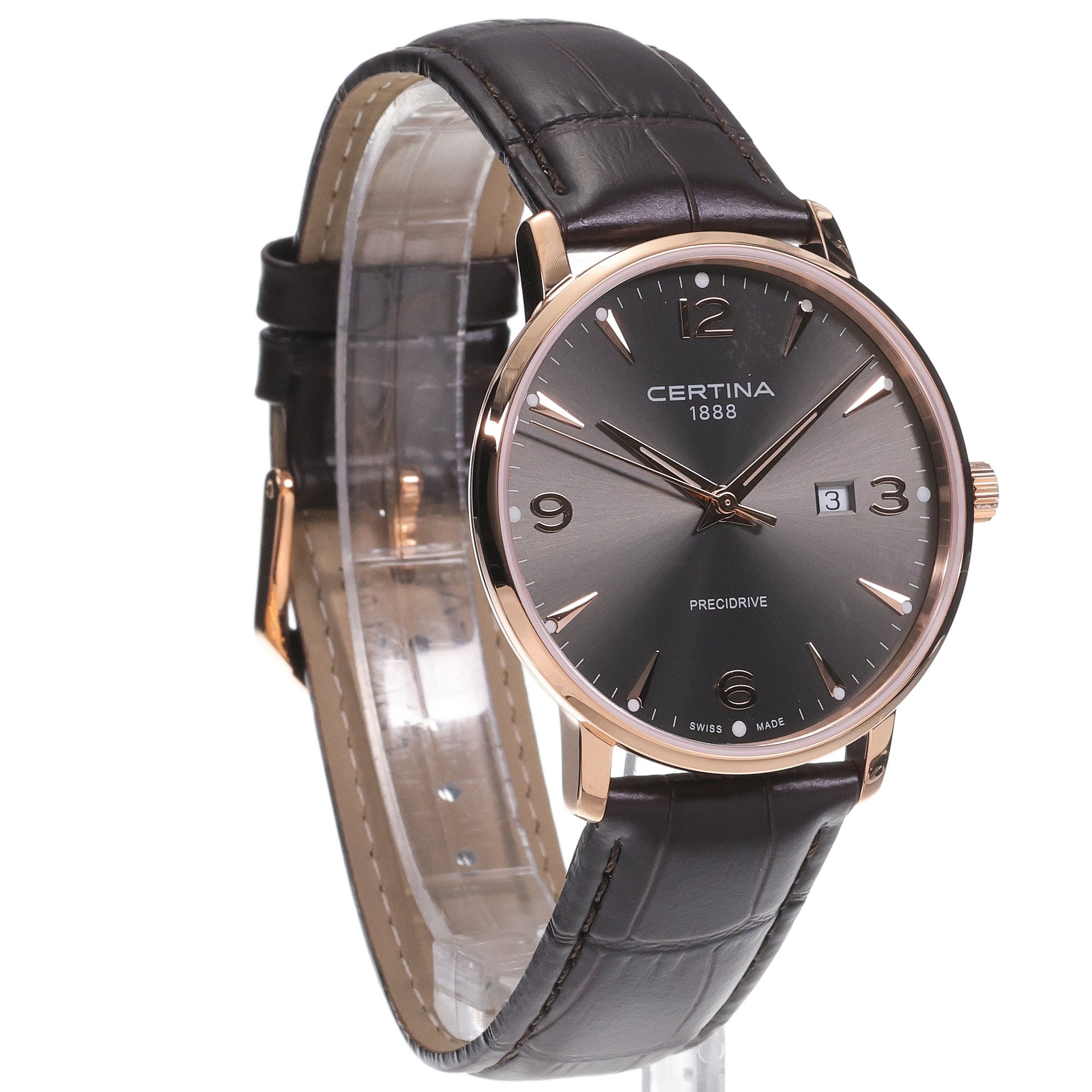 Certina C0354103608700 męski zegarek DS Caimano pasek - miniatura 3