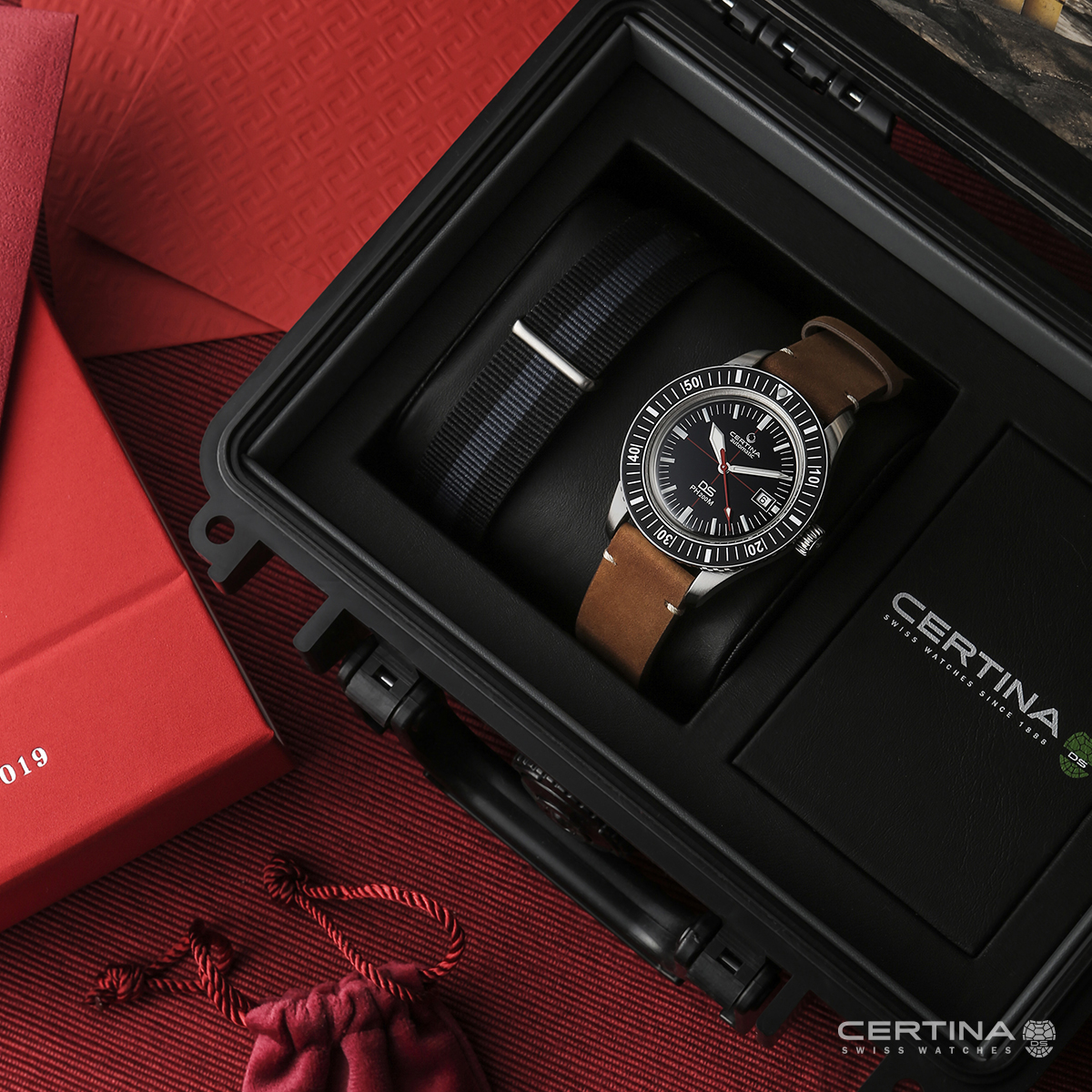 Certina C0364071605000 DS PH200M POWERMATIC 80 DS PH200M klasyczny zegarek srebrny