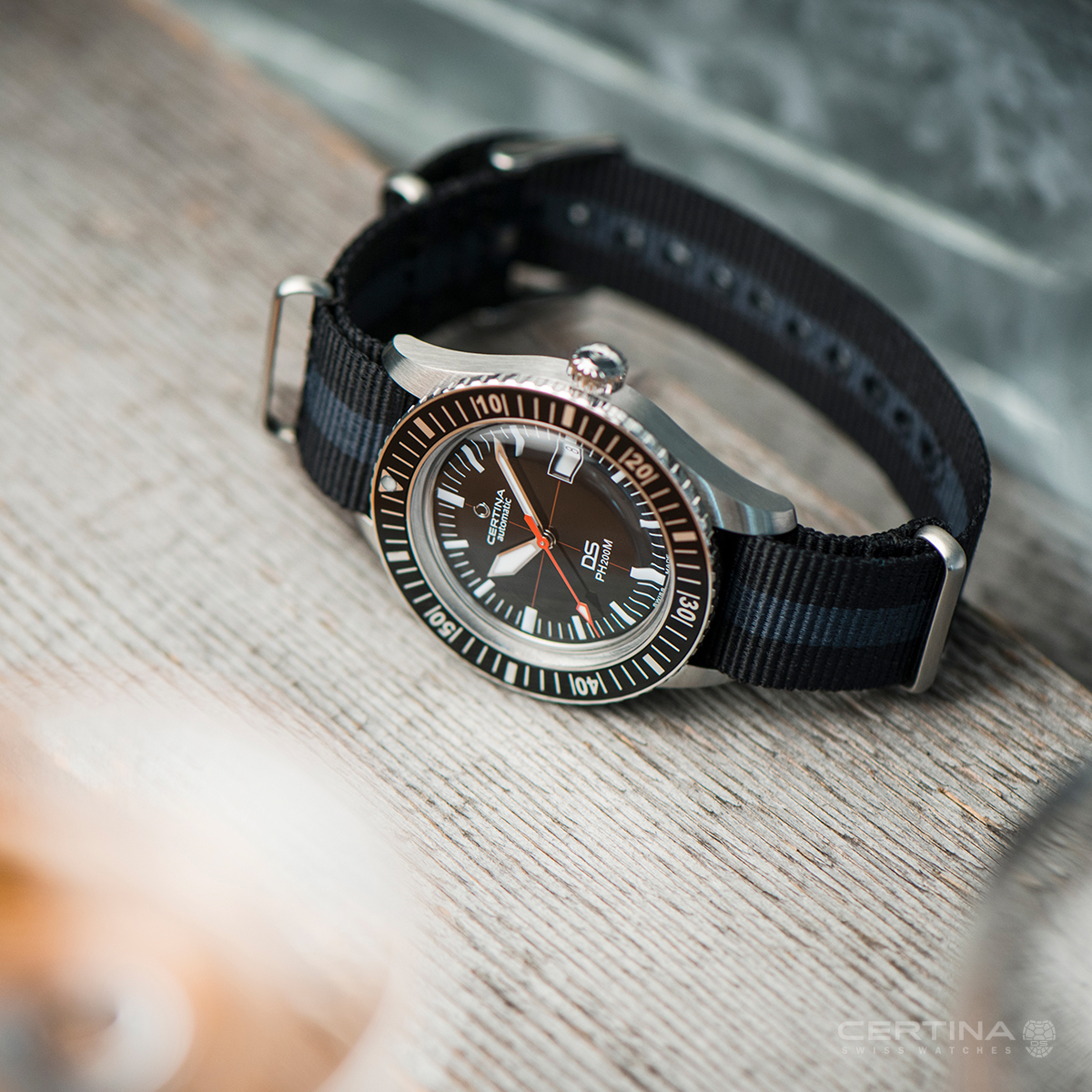 Certina C0364071605000 zegarek męski DS PH200M srebrny