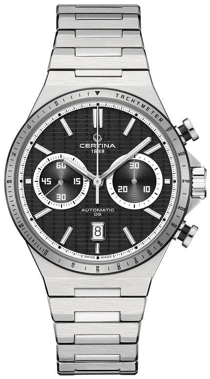 Certina C0434272105100 DS-7 DS-7 Chrono Auto Black 42mm - zdjęcie 1