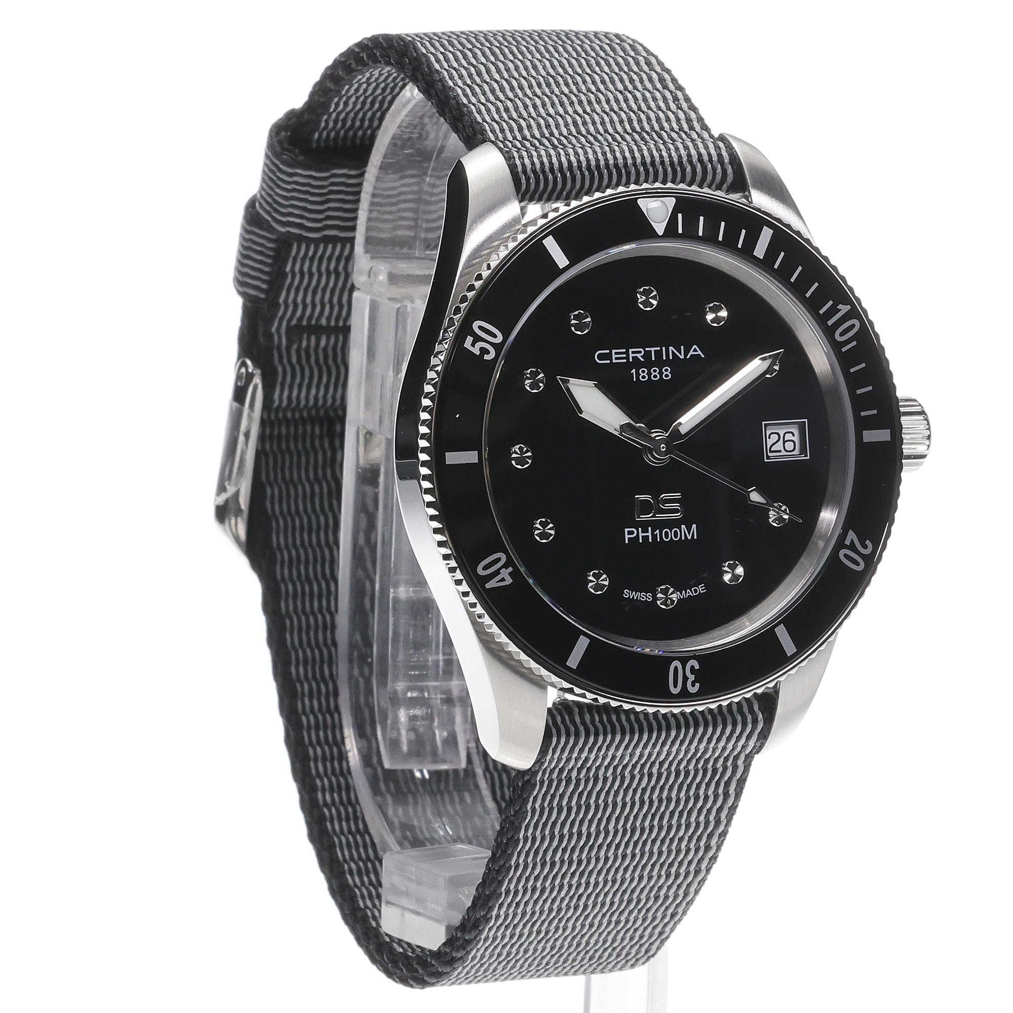 Certina C0442101805100 DS PH DS PH100M Lady zegarek damski sportowy szafirowe - miniatura 3
