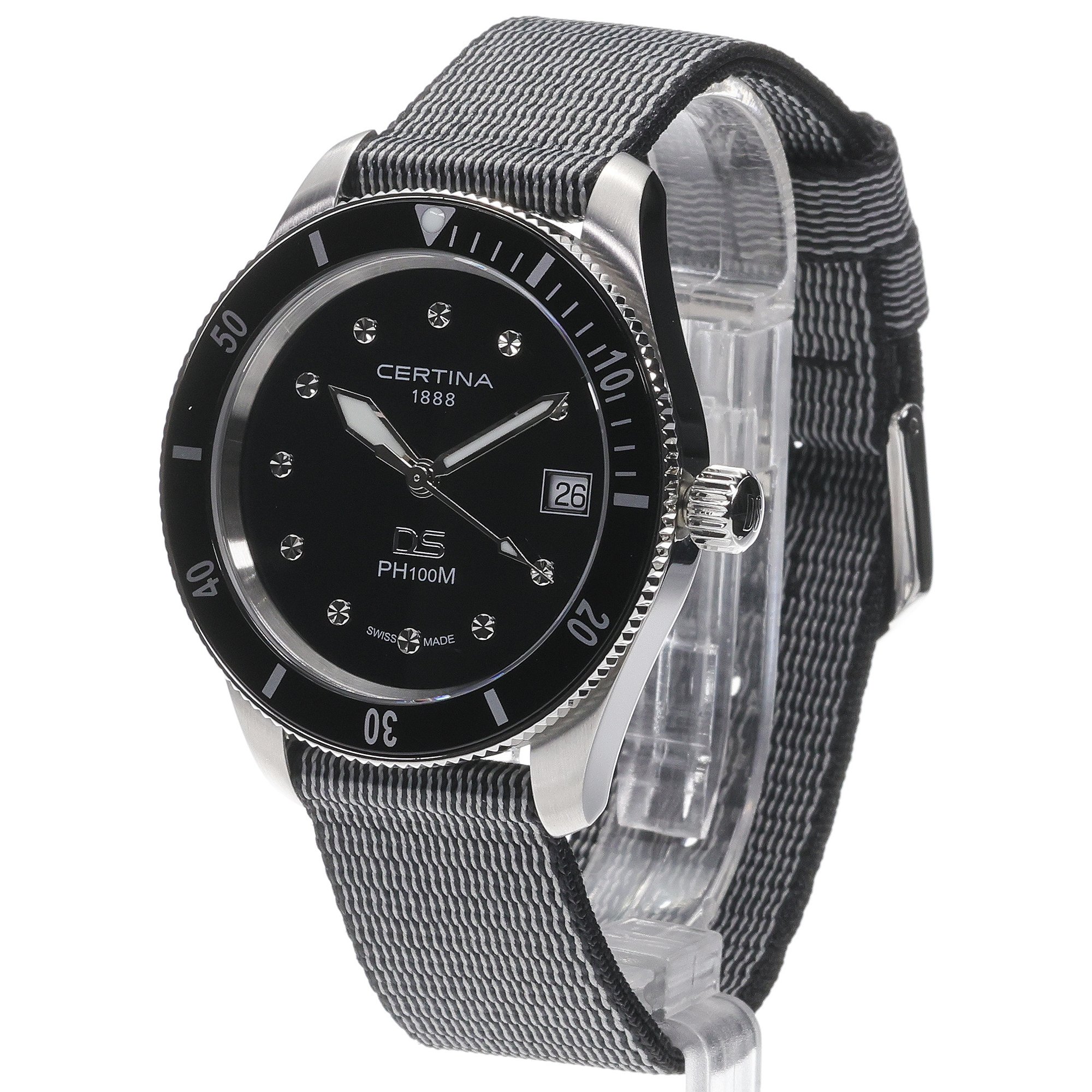 Certina C0442101805100 zegarek damski sportowy DS PH pasek - miniatura 2
