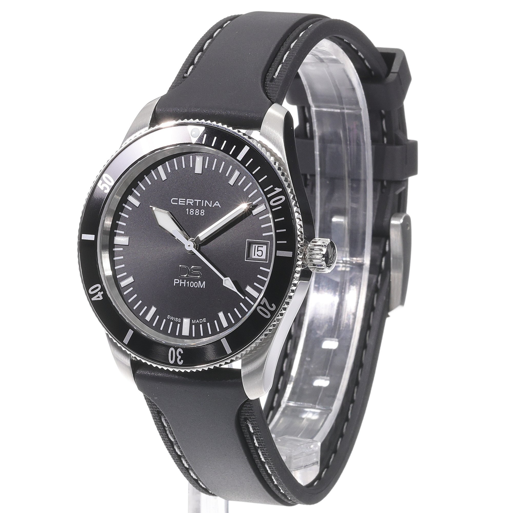 Certina C0444101705000 DS PH1000M DS PH100M Gent 40mm zegarek męski sportowy szafirowe