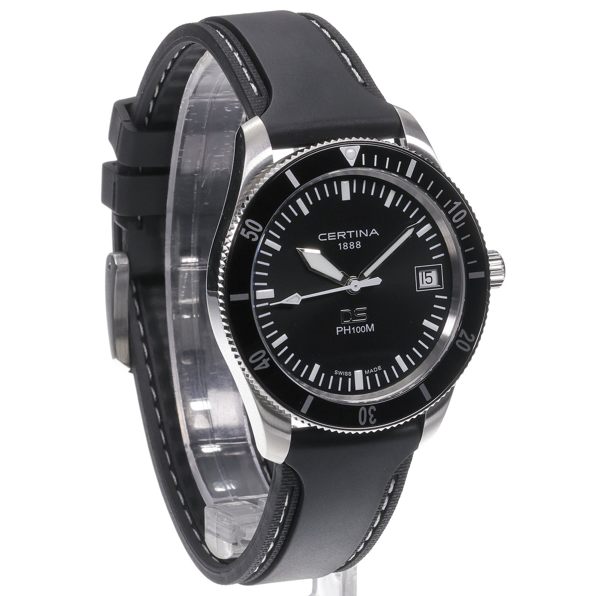 Certina C0444101705000 zegarek męski sportowy DS PH1000M pasek