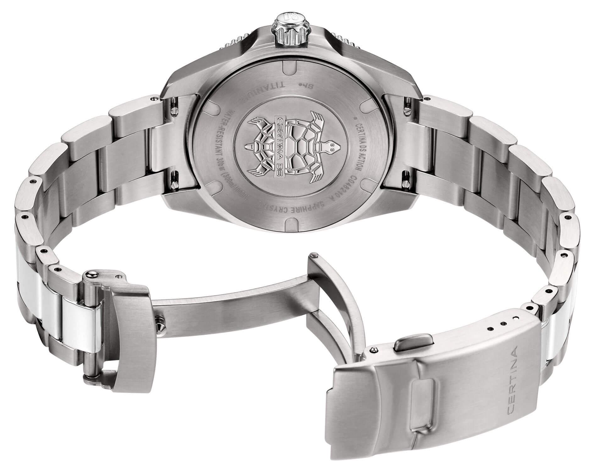 Certina C0482104413100 zegarek srebrny DS Action bransoleta