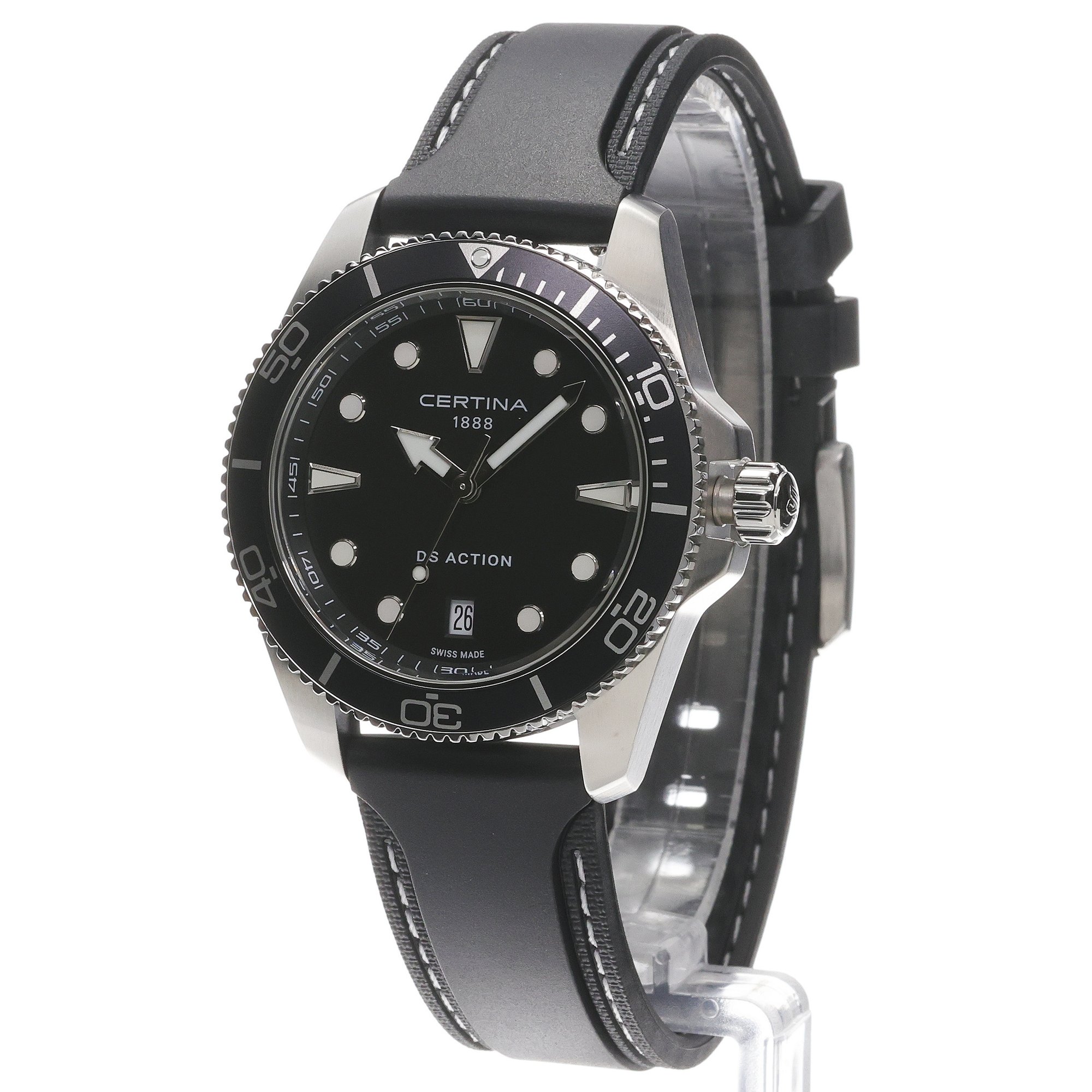 Certina C0484101705100 DS Action 40mm DS Action sportowy zegarek srebrny - miniatura 2
